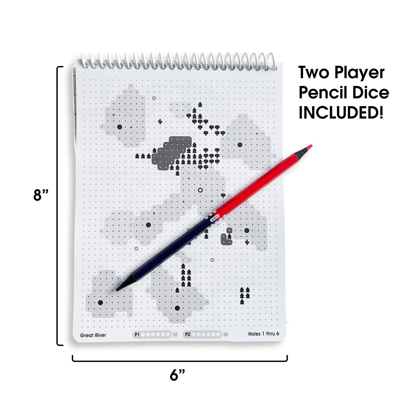 Paper Apps™ DUO GOLF XL - Two-Player Notebook Game - Image 2