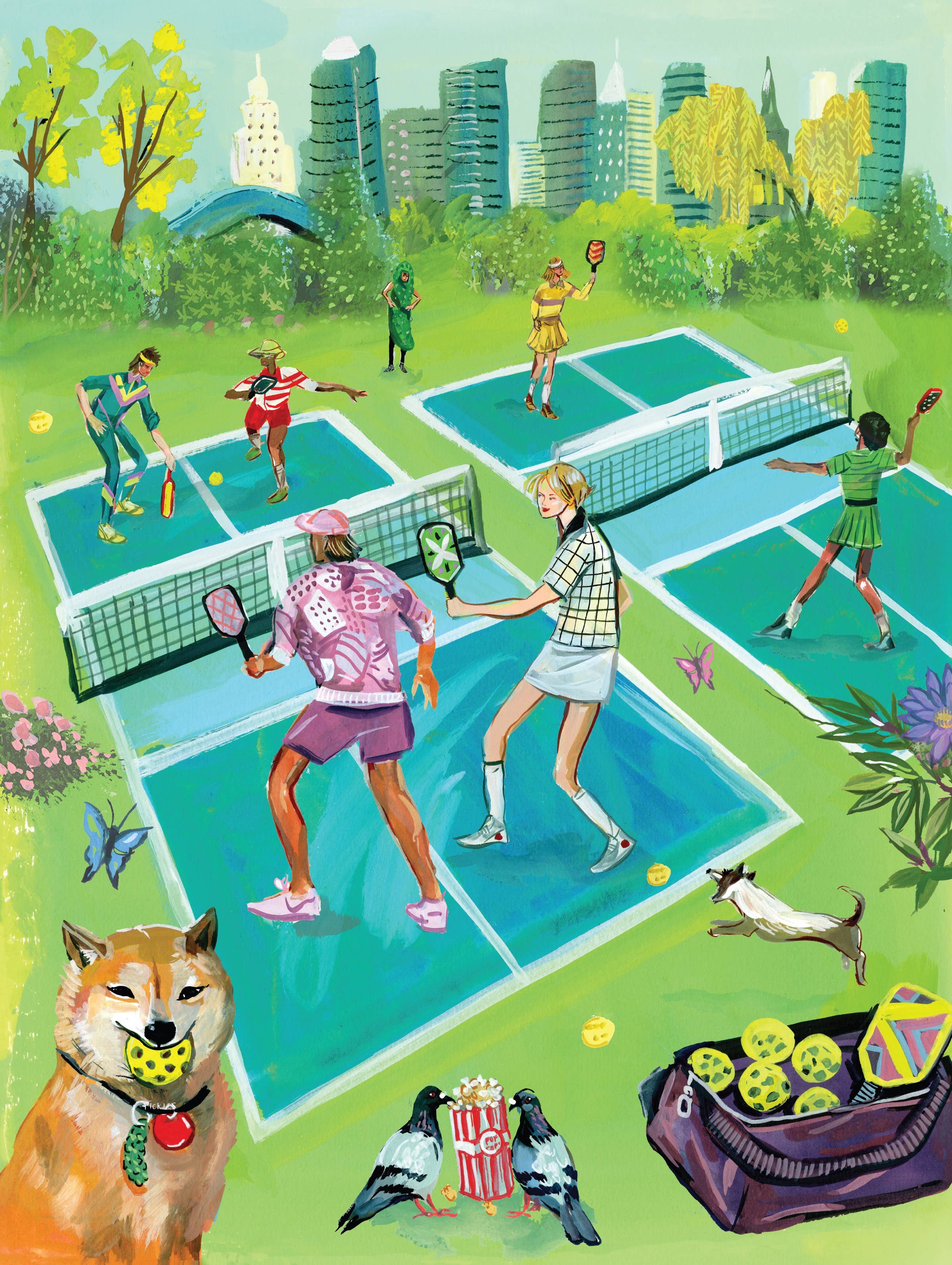 Pickleball - 500 Piece Jigsaw Puzzle - Image 3