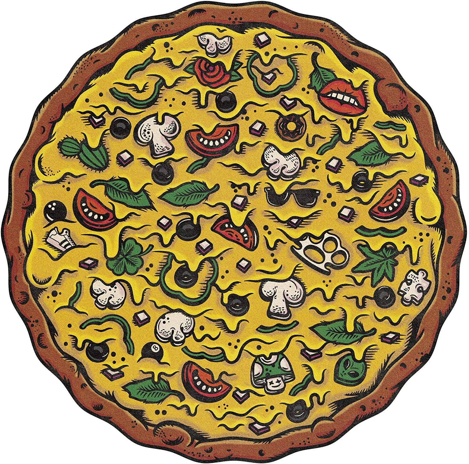 Pizza Puzzles: Veggie Supreme (550 Piece) - Image 2
