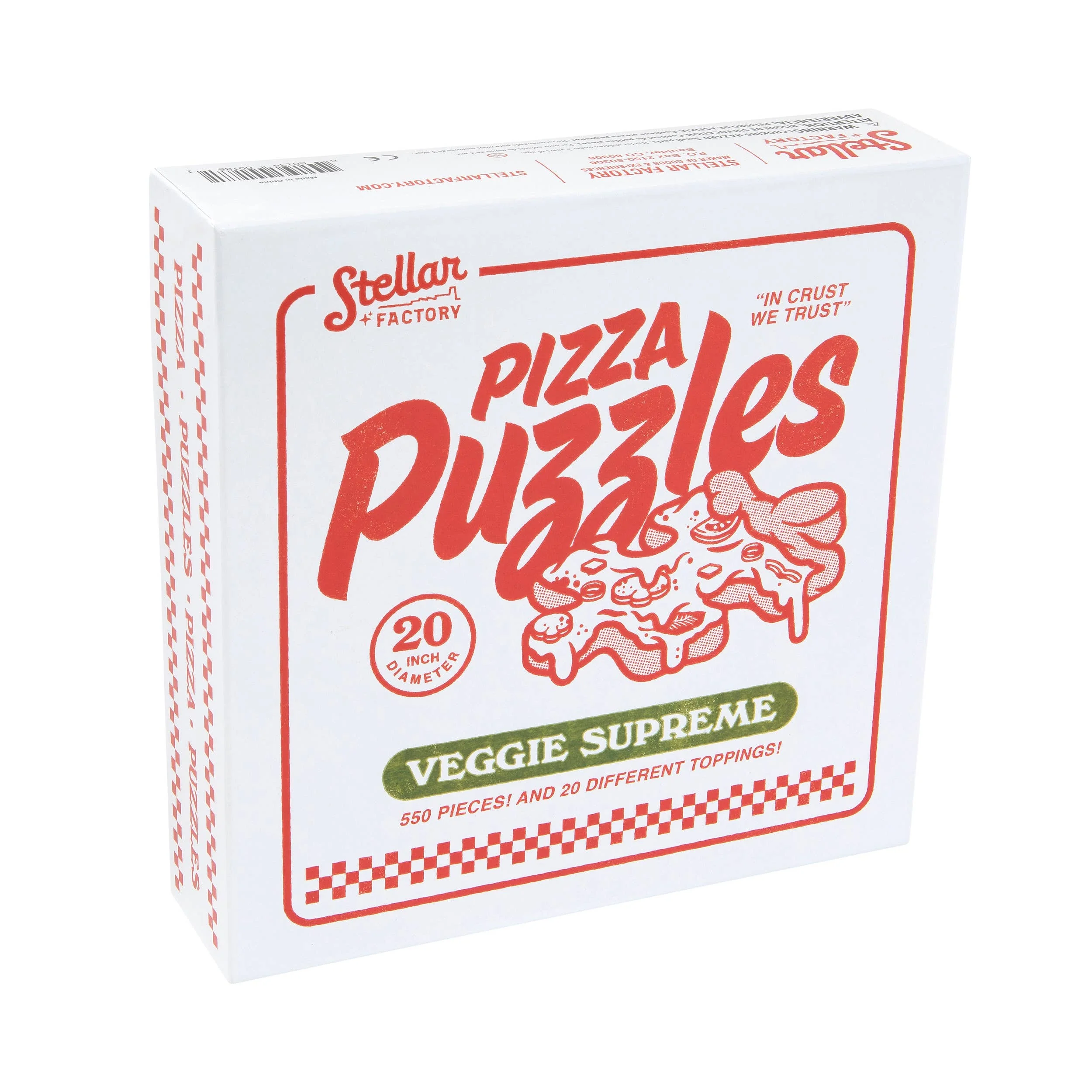 Pizza Puzzles: Veggie Supreme (550 Piece) - Image 3