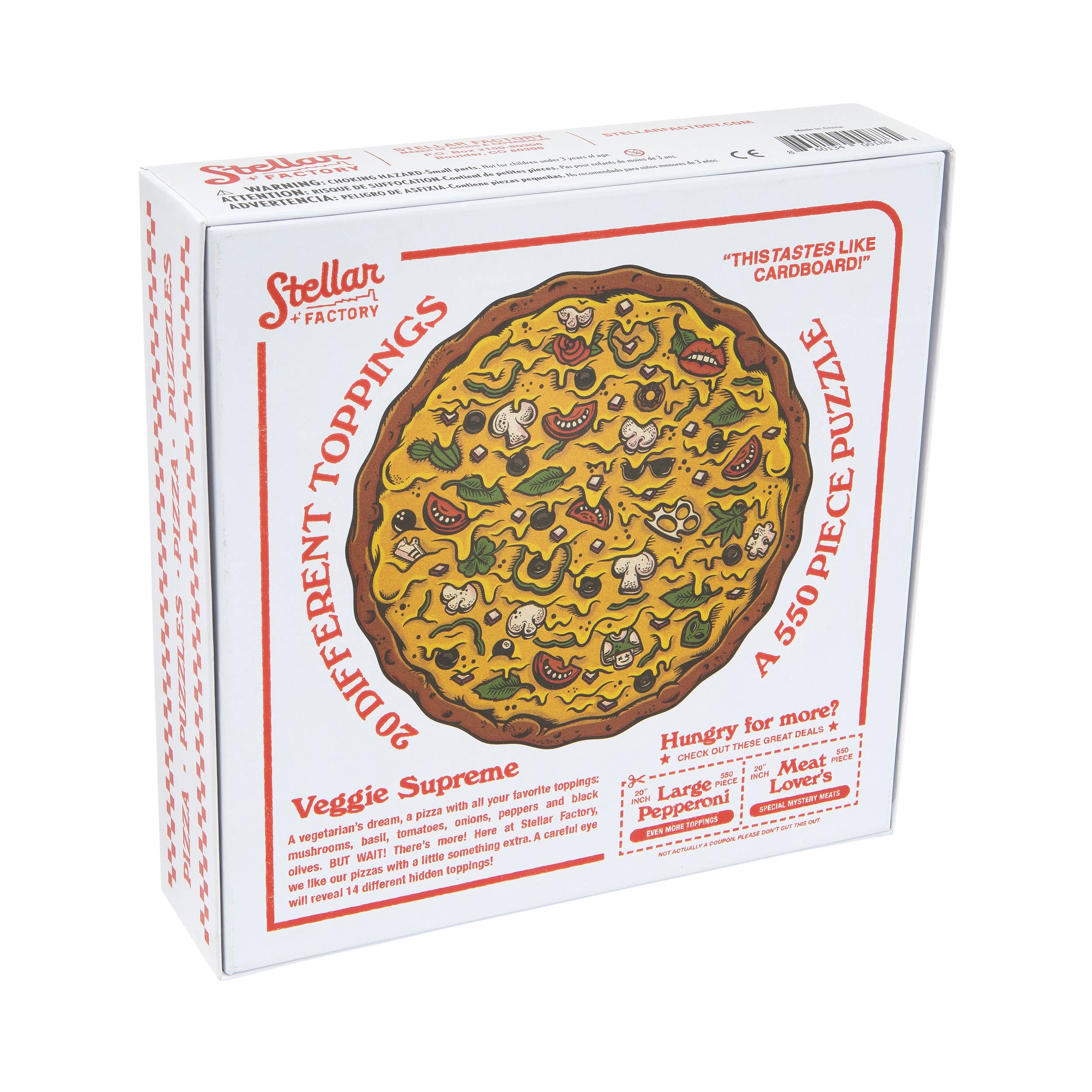 Pizza Puzzles: Veggie Supreme (550 Piece) - Image 5