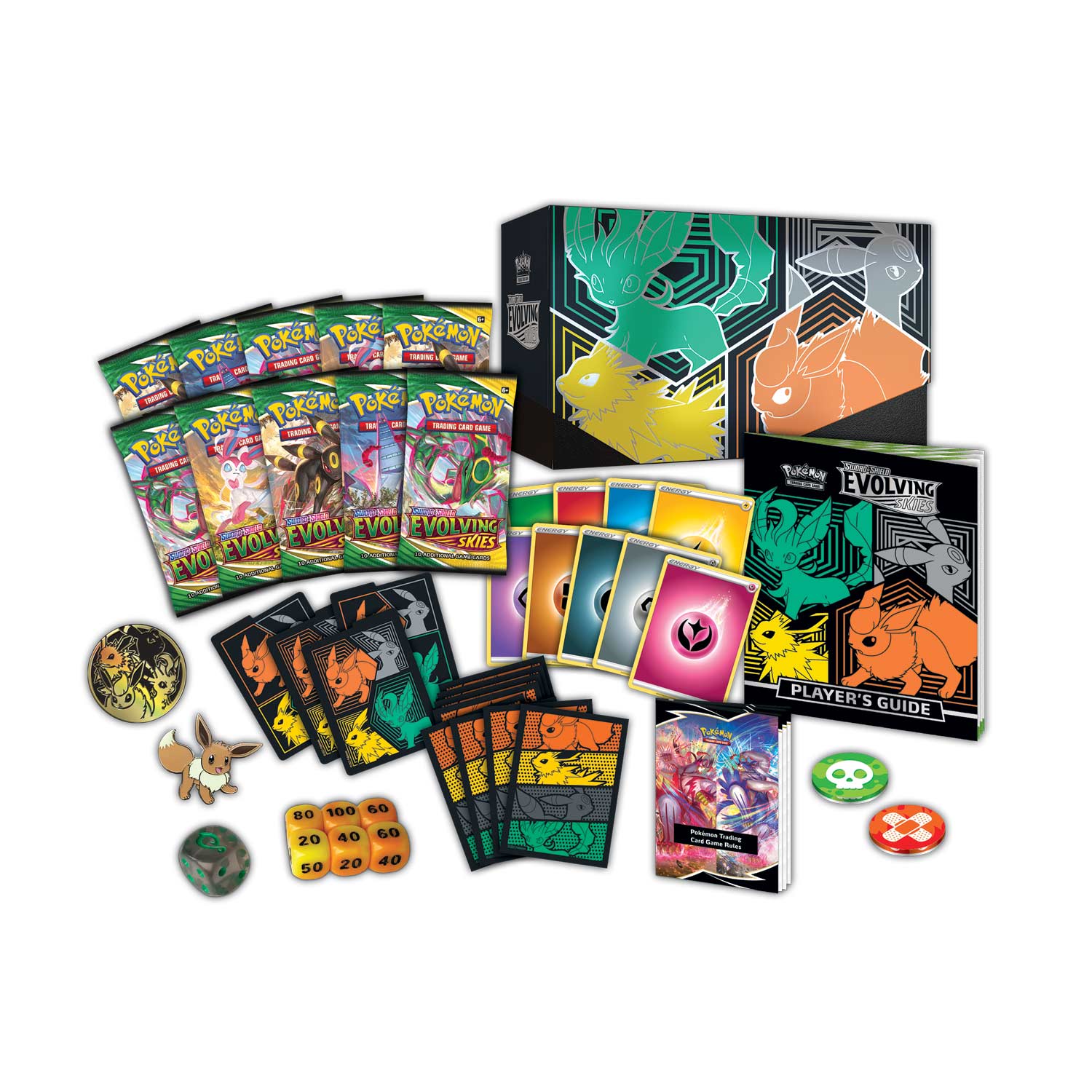 Pokémon TCG: Sword & Shield—Evolving Skies Elite Trainer Box - Image 2