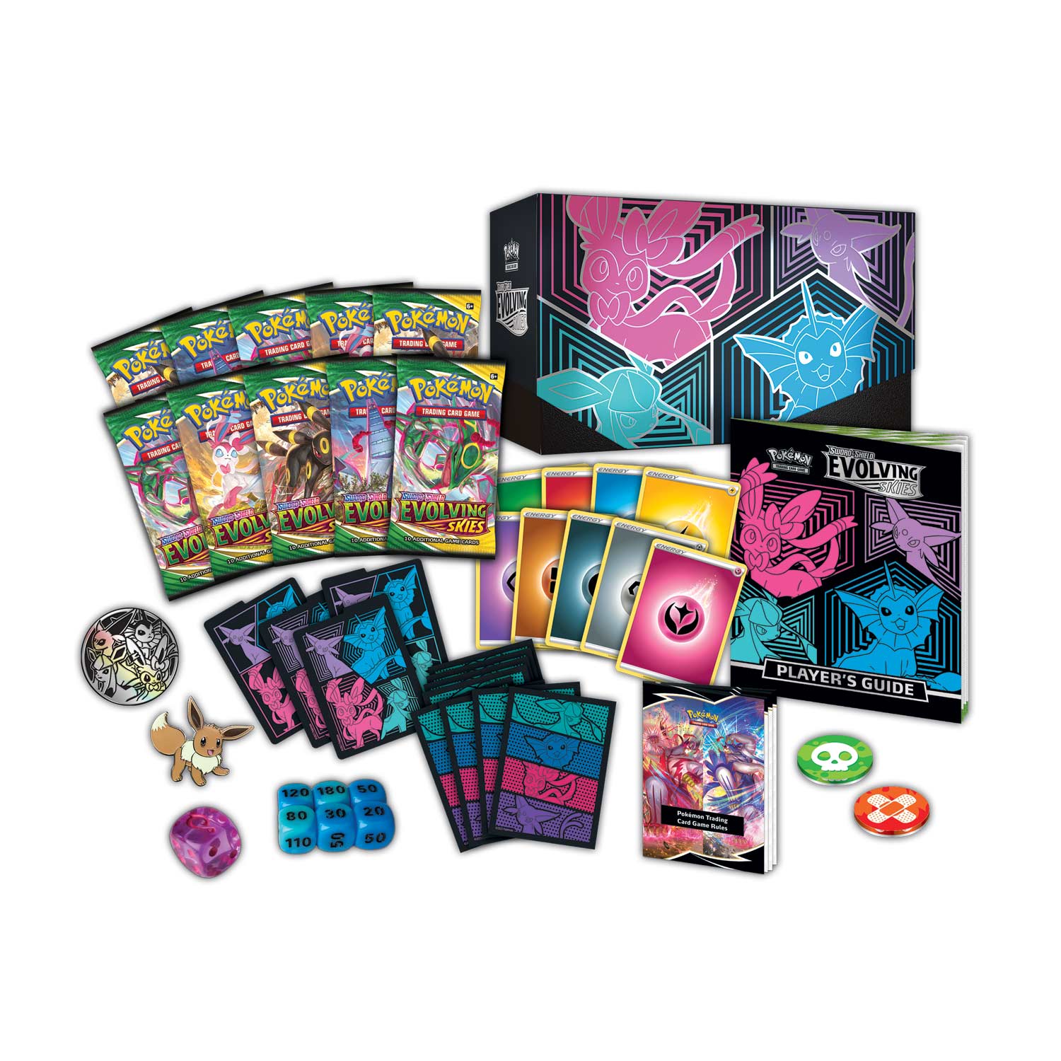 Pokémon TCG: Sword & Shield—Evolving Skies Elite Trainer Box - Image 4