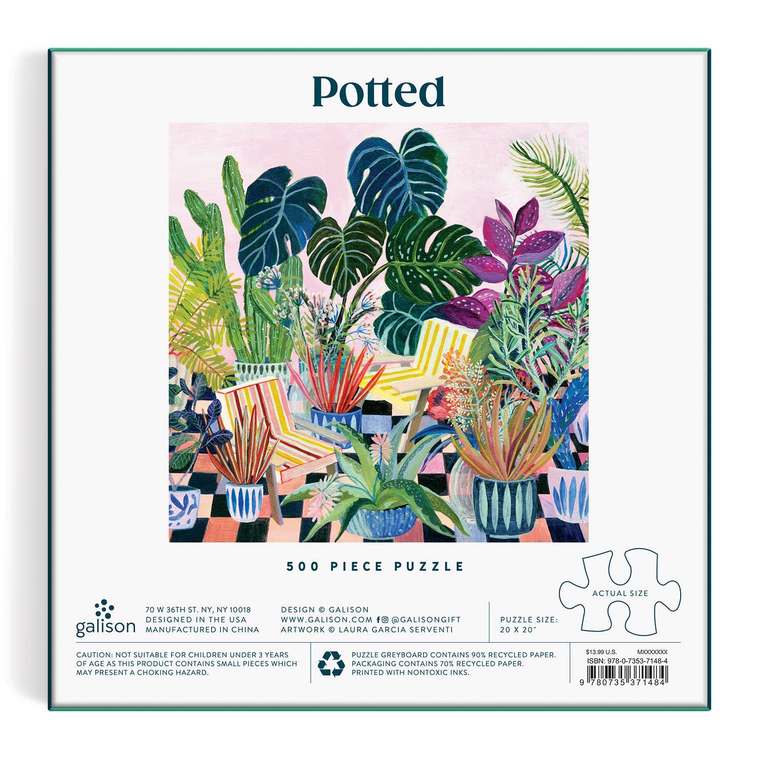 Potted 500 Piece Puzzle - Image 4