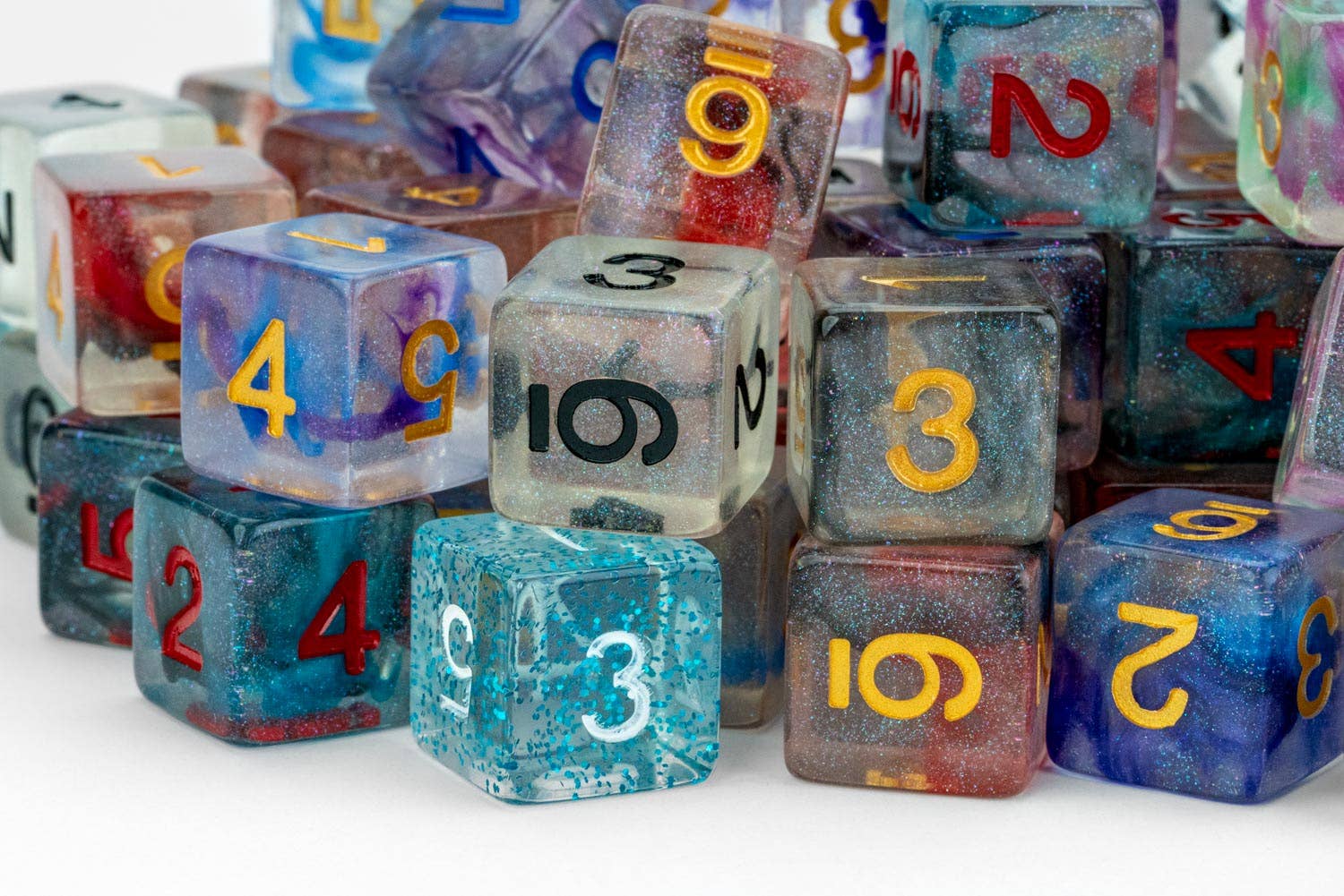 Pound of Assorted Resin D6's - Image 6