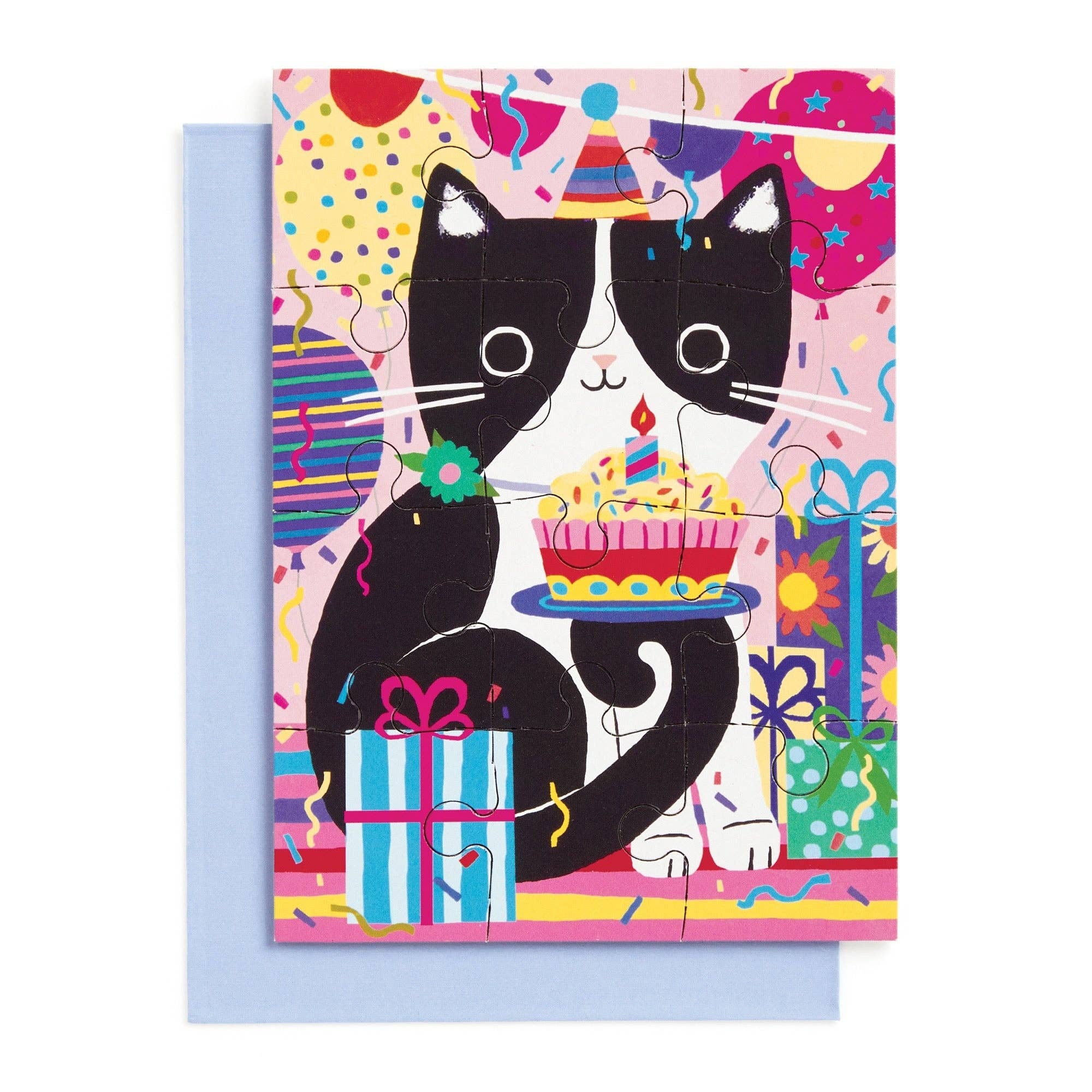 Purr-fect Cat Birthday Greeting Card Puzzle - Image 4
