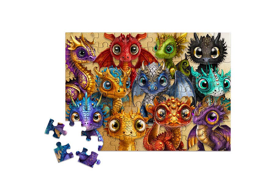 Puzzle Packs - Little Legends comic book dragons - Image 3