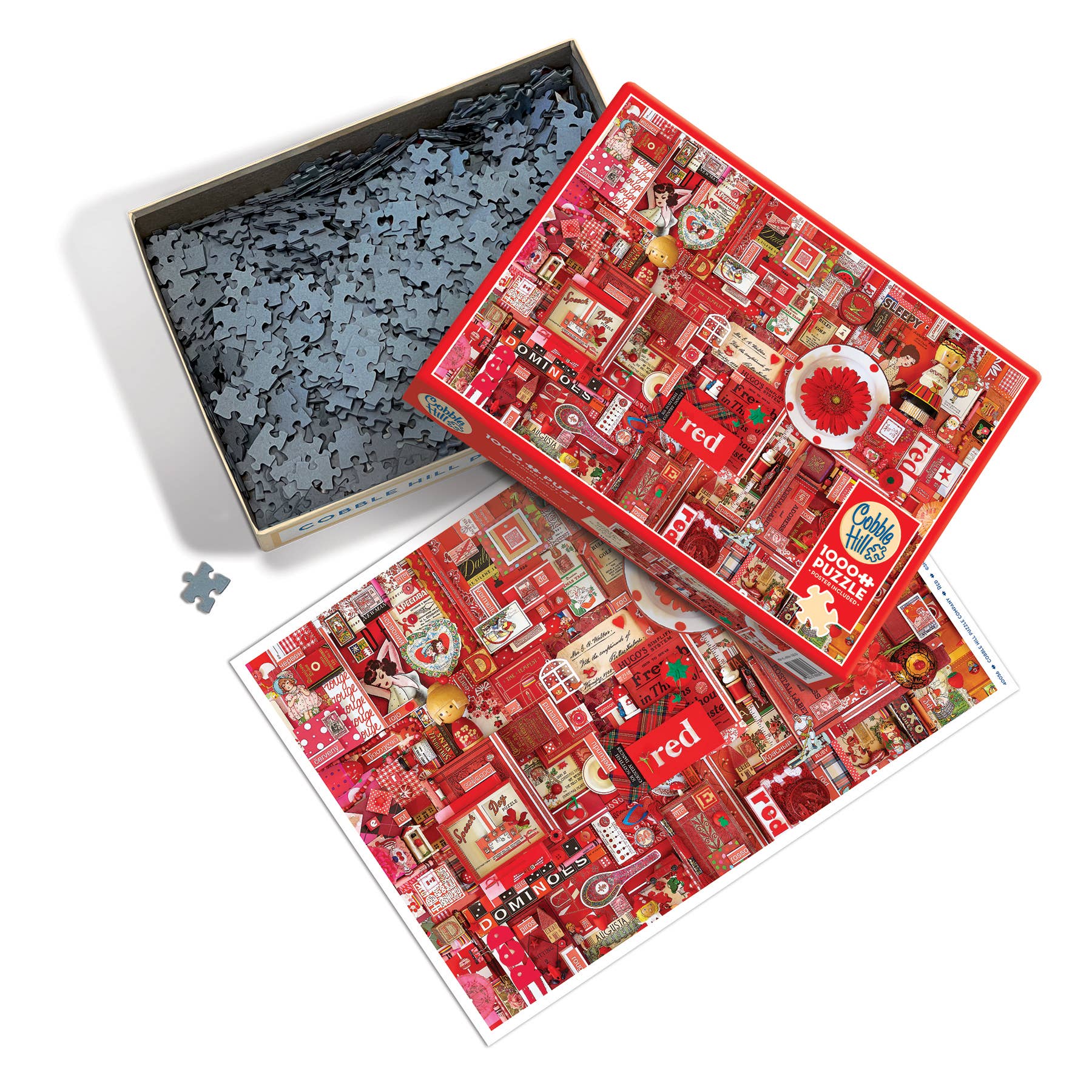 Red 1000pc puzzle - Image 3