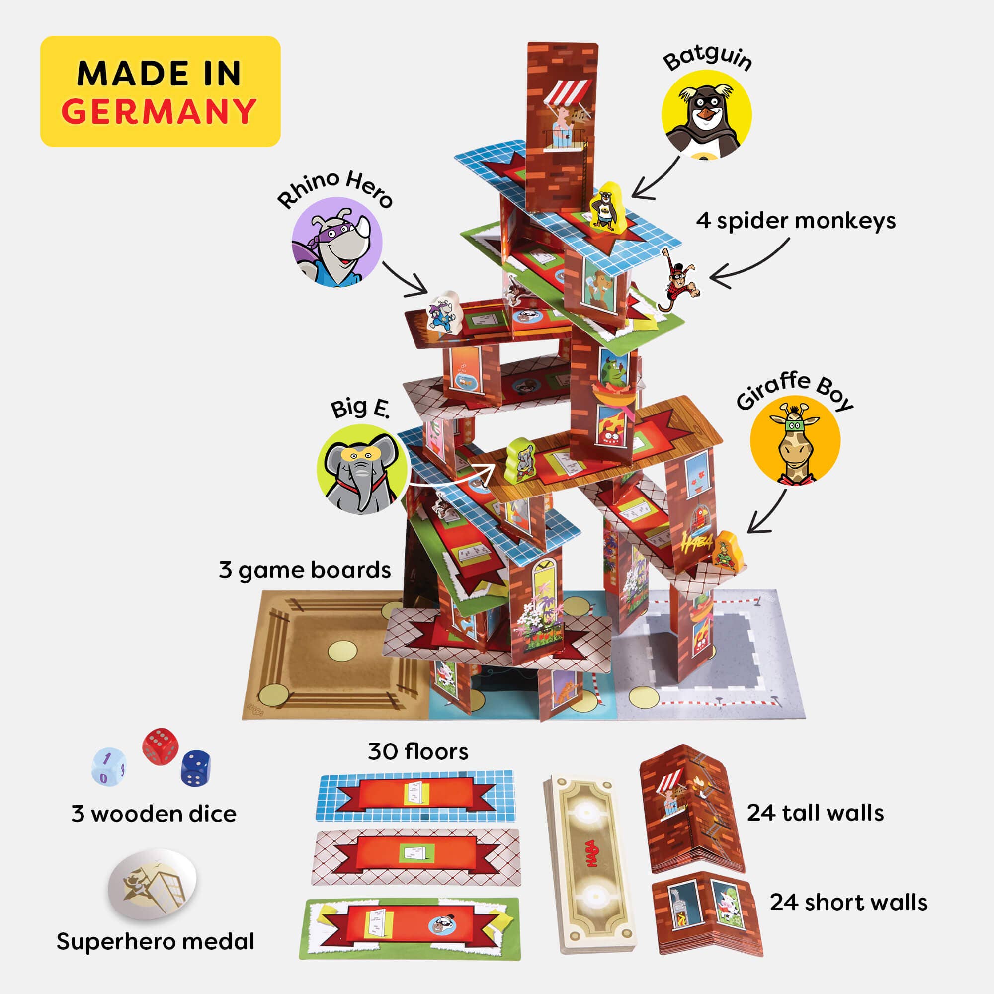 Rhino Hero - Super Battle Stacking Game - Image 7