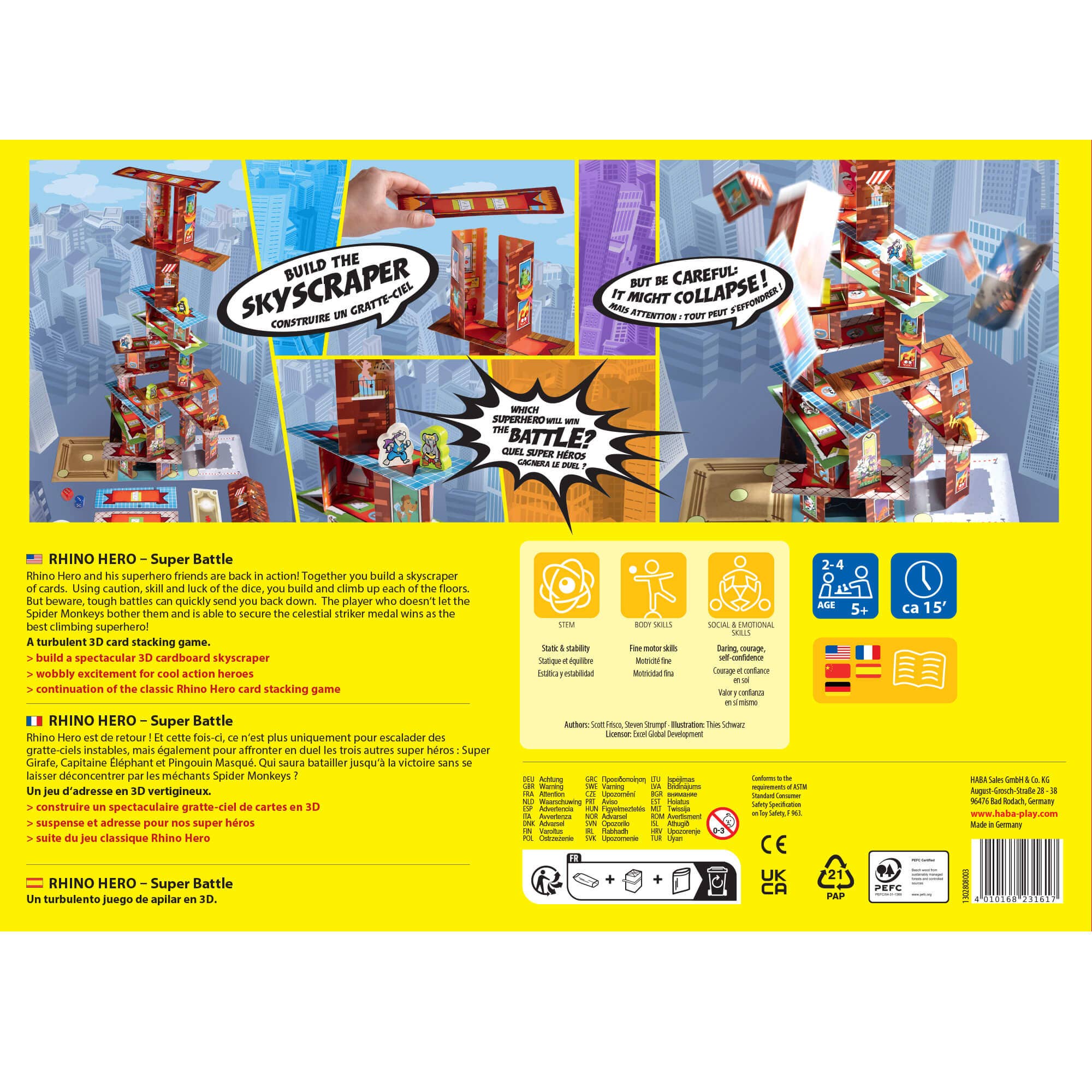 Rhino Hero - Super Battle Stacking Game - Image 8