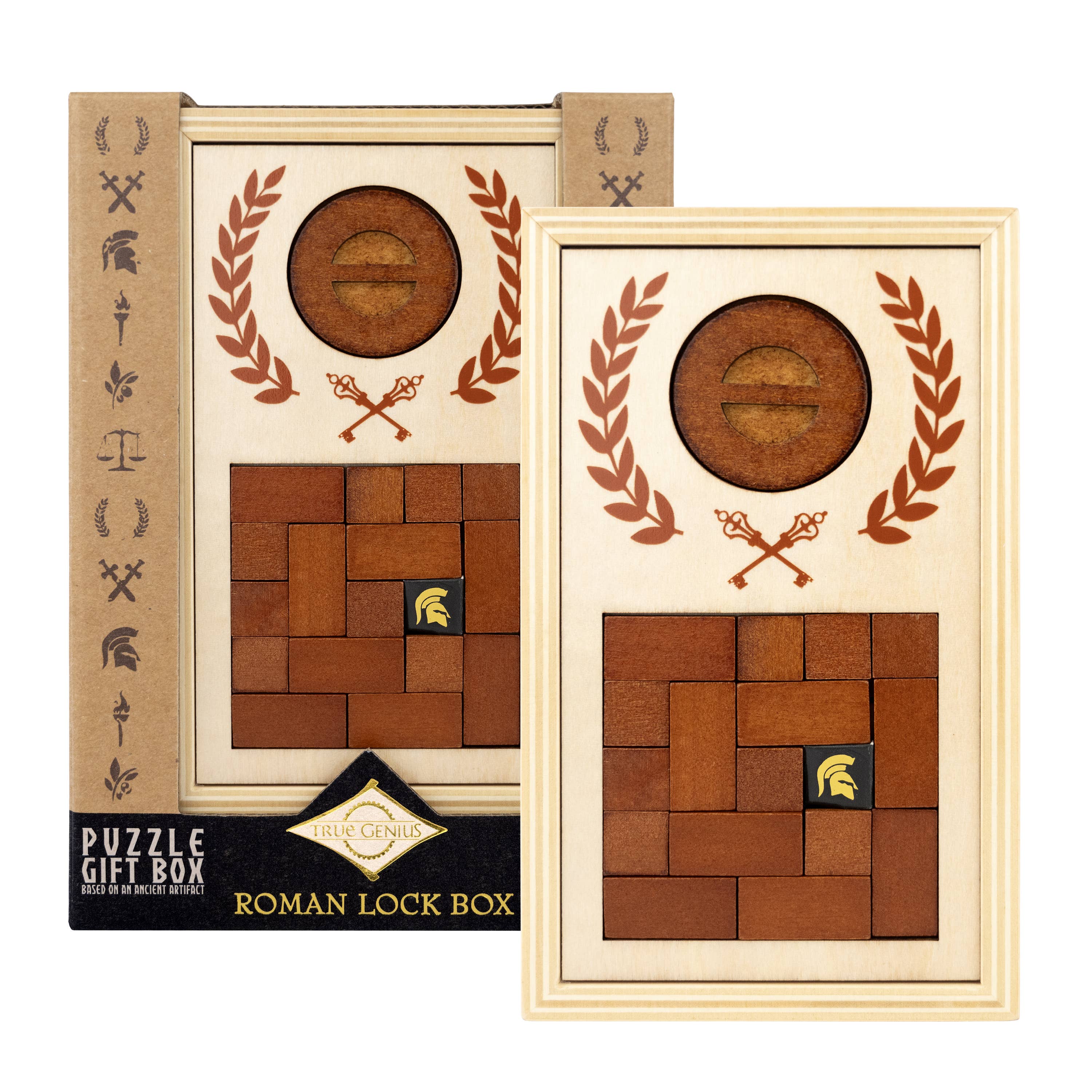 Roman Lock Box - Secret Gift Box Puzzle - Image 8