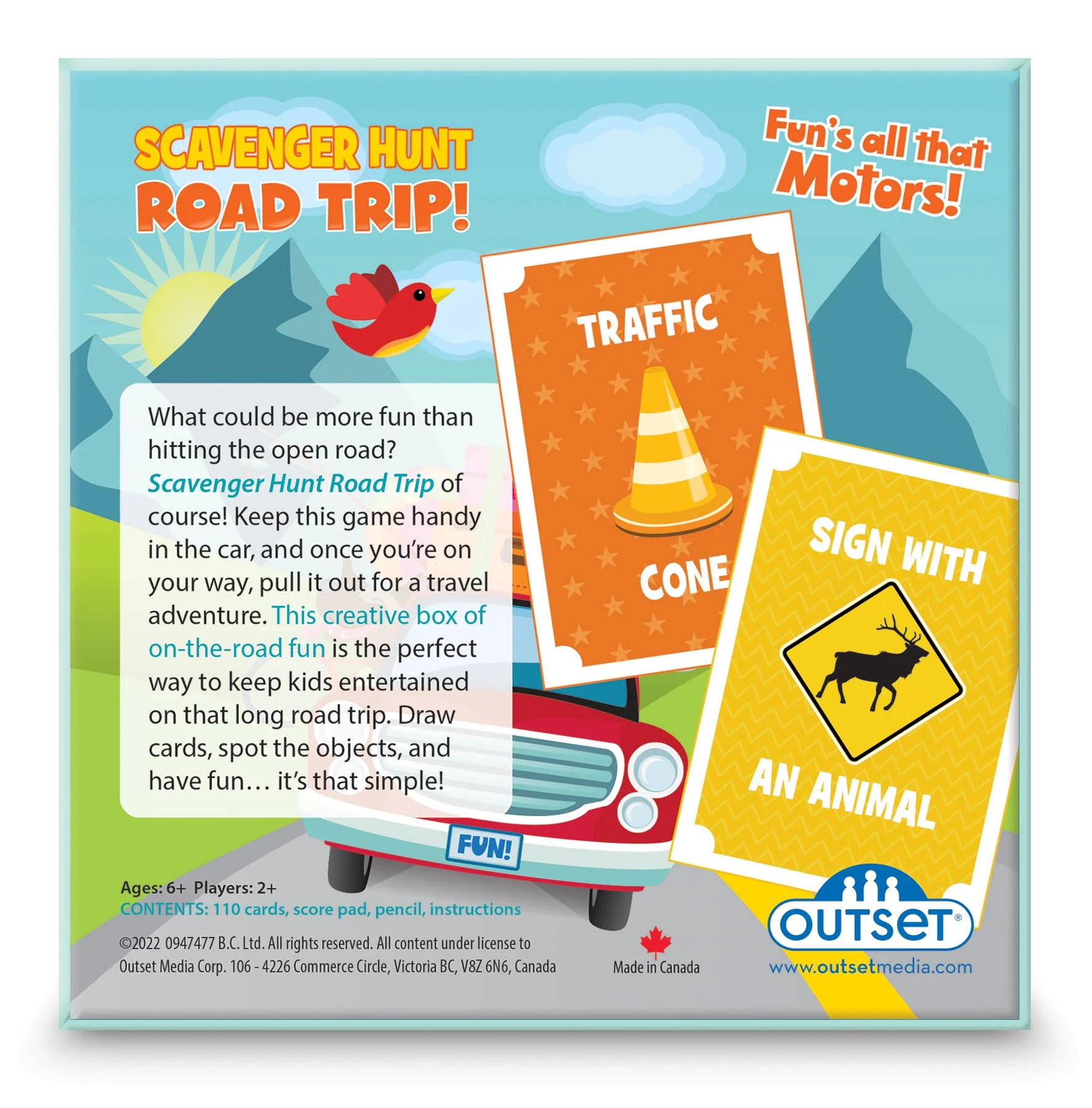 Scavenger Hunt Road Trip Card Game - Image 3