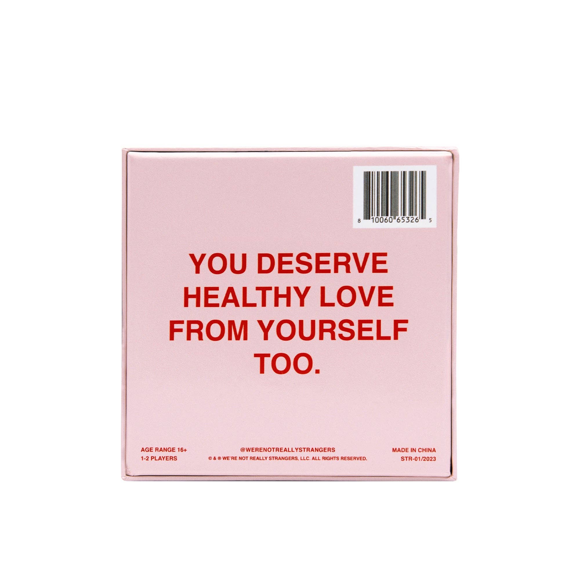 We’re Not Really Strangers: Self Love Game - Image 2