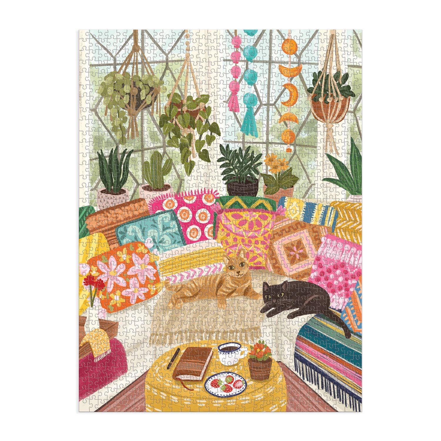 Serenity Meow 1000 Piece Puzzle in a Square Box - Image 2