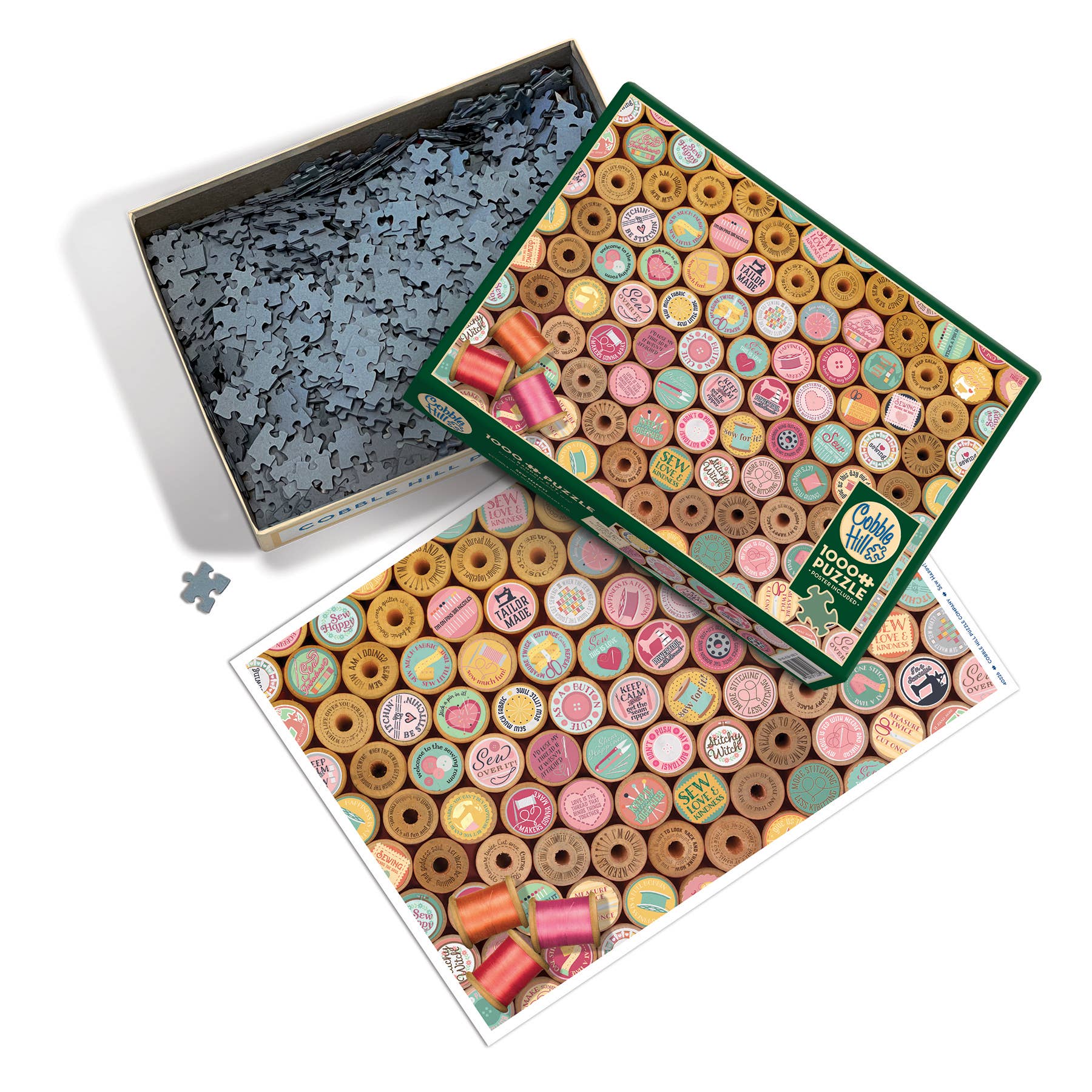 Sew Happy! 1000pc puzzle - Image 3