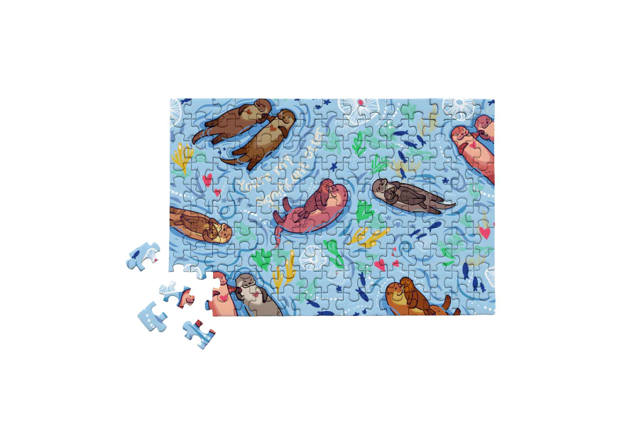 Significant Otter - couples anniversary friends gift puzzle - Image 2