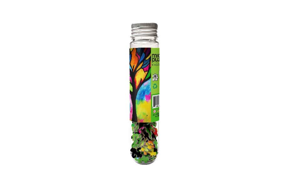 Stained Glass Tree MicroPuzzle - Mini Jigsaw Puzzle - Image 3