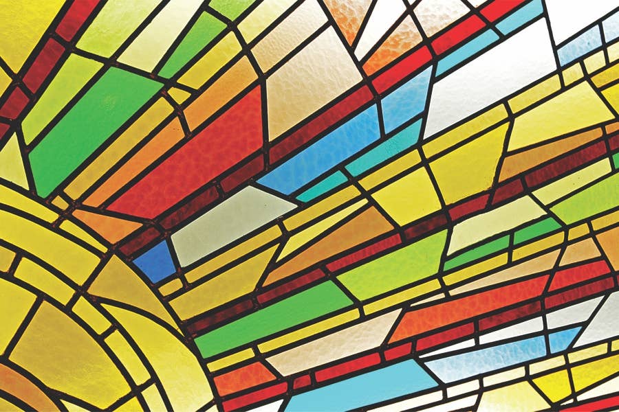 Stained Glass Window MicroPuzzle Mini Jigsaw Puzzle - Image 3