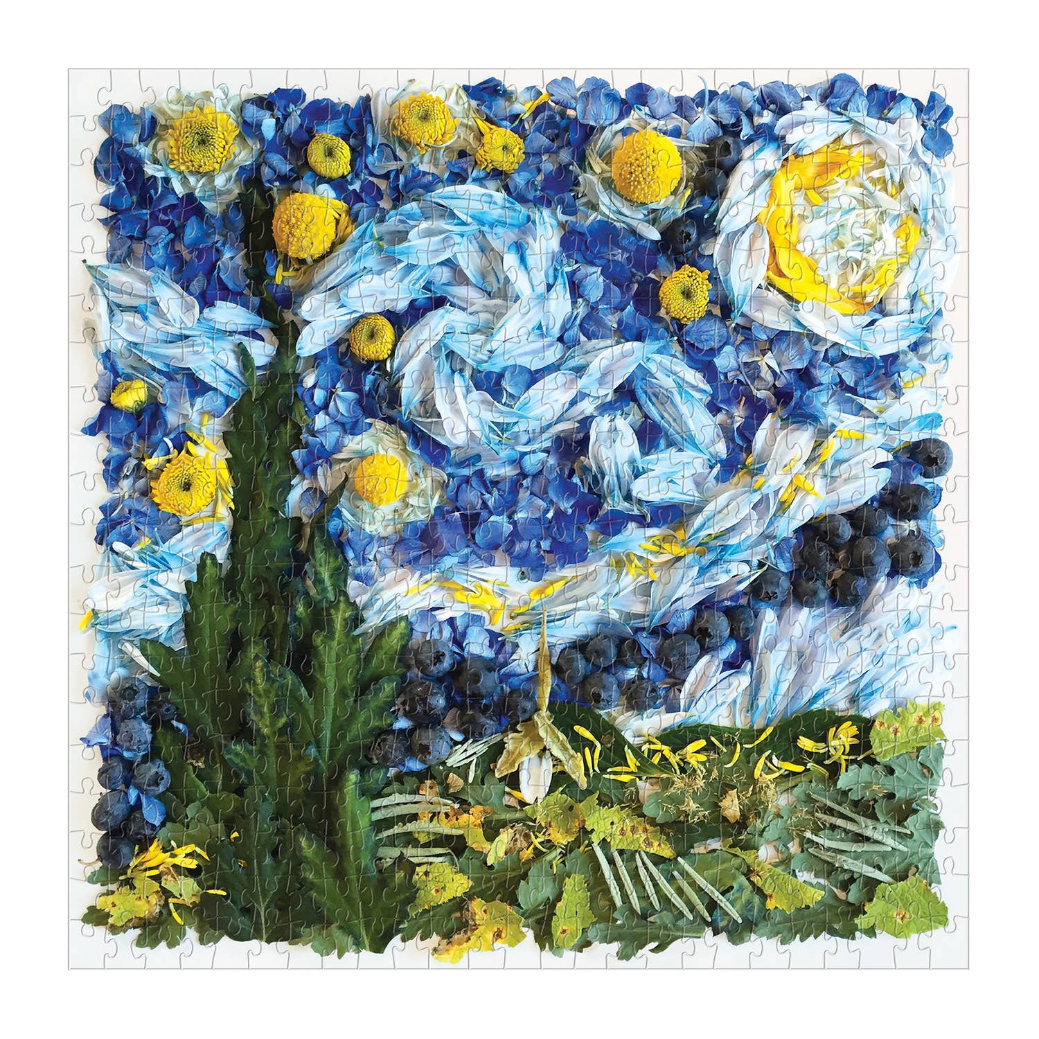 Starry Night Petals 500 Piece Puzzle - Image 2