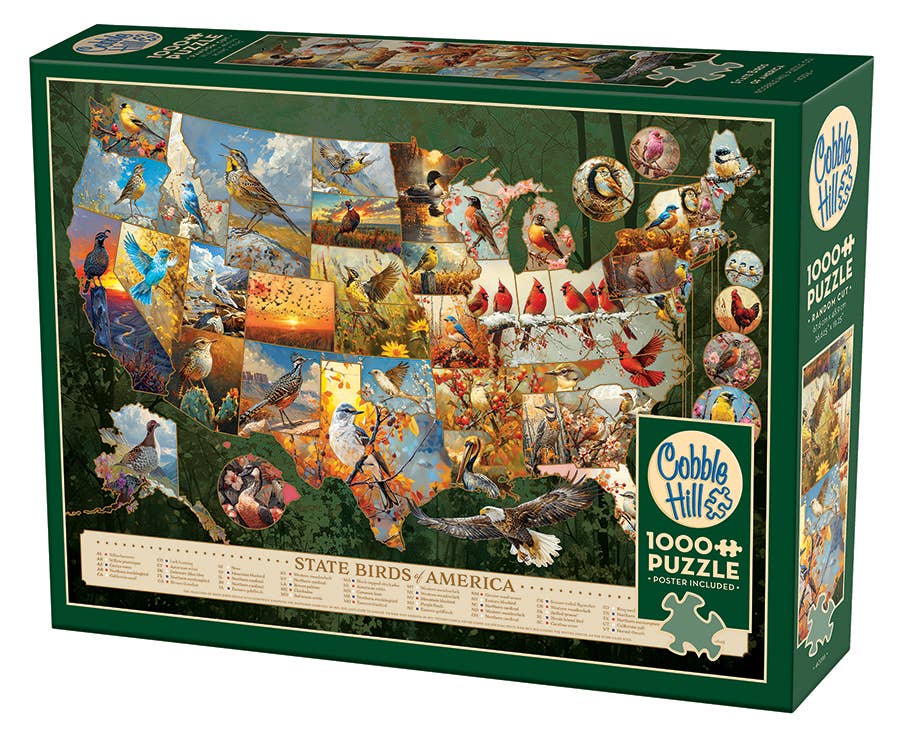 State Birds of America 1000pc puzzle - Image 2
