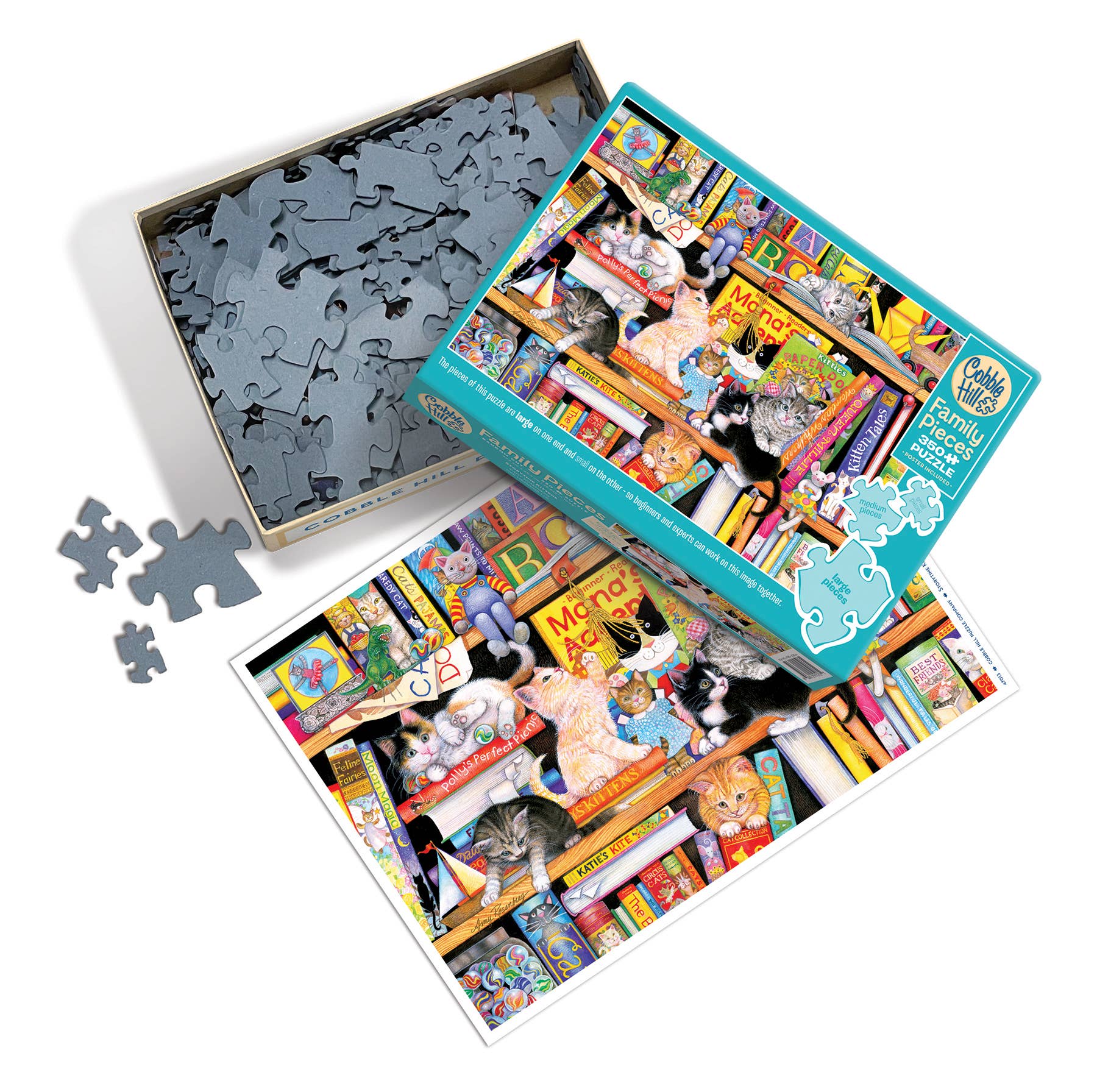 Storytime Kittens (Family) 350pc puzzle - Image 3