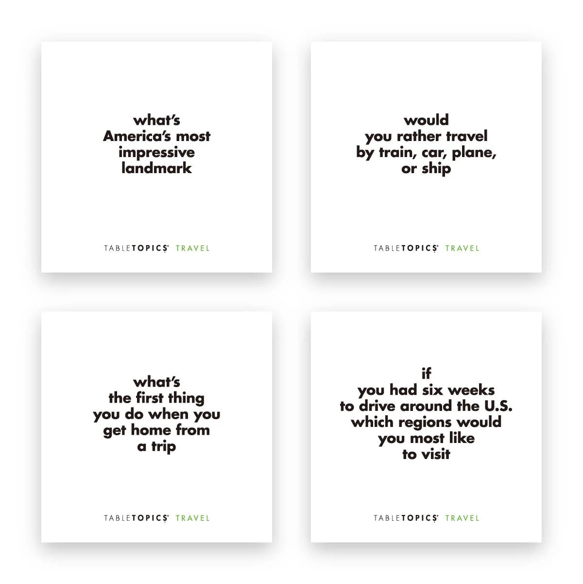 TABLETOPICS TRAVEL - Conversation Starter Question Cards - Image 4