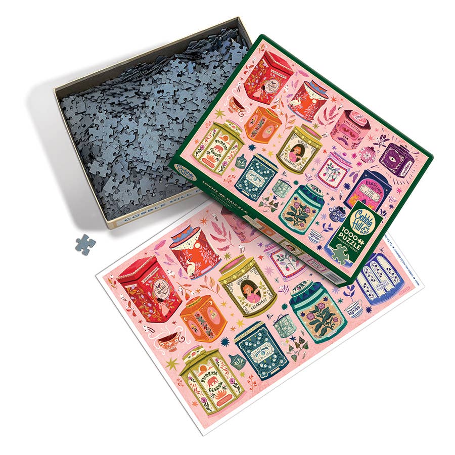 Tea Tin Treasures 1000pc puzzle - Image 3