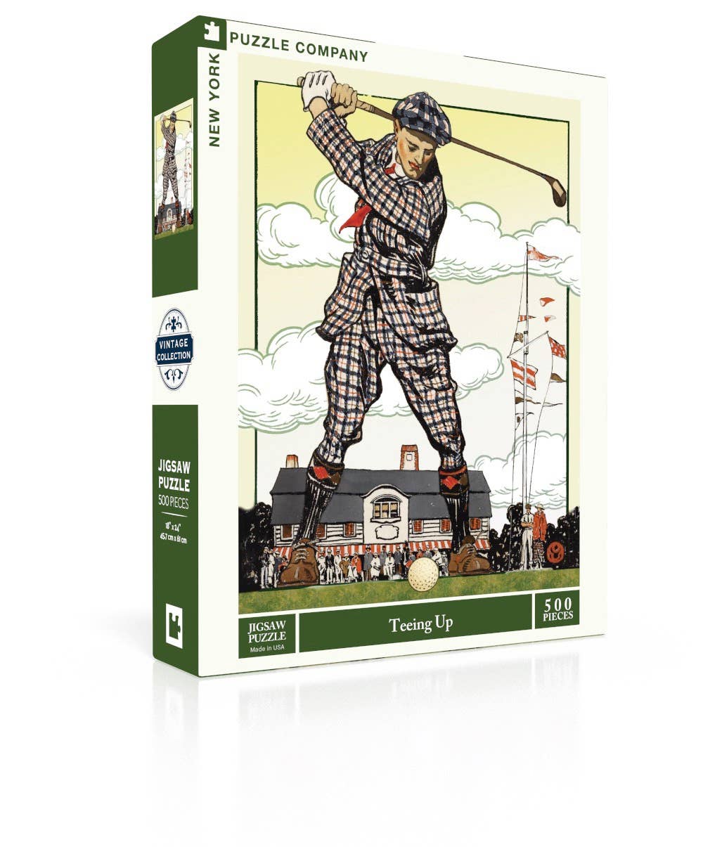 Teeing up - 1000 Piece Jigsaw Puzzle