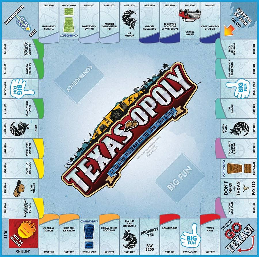 Texas-Opoly (state) Board Game - Image 2
