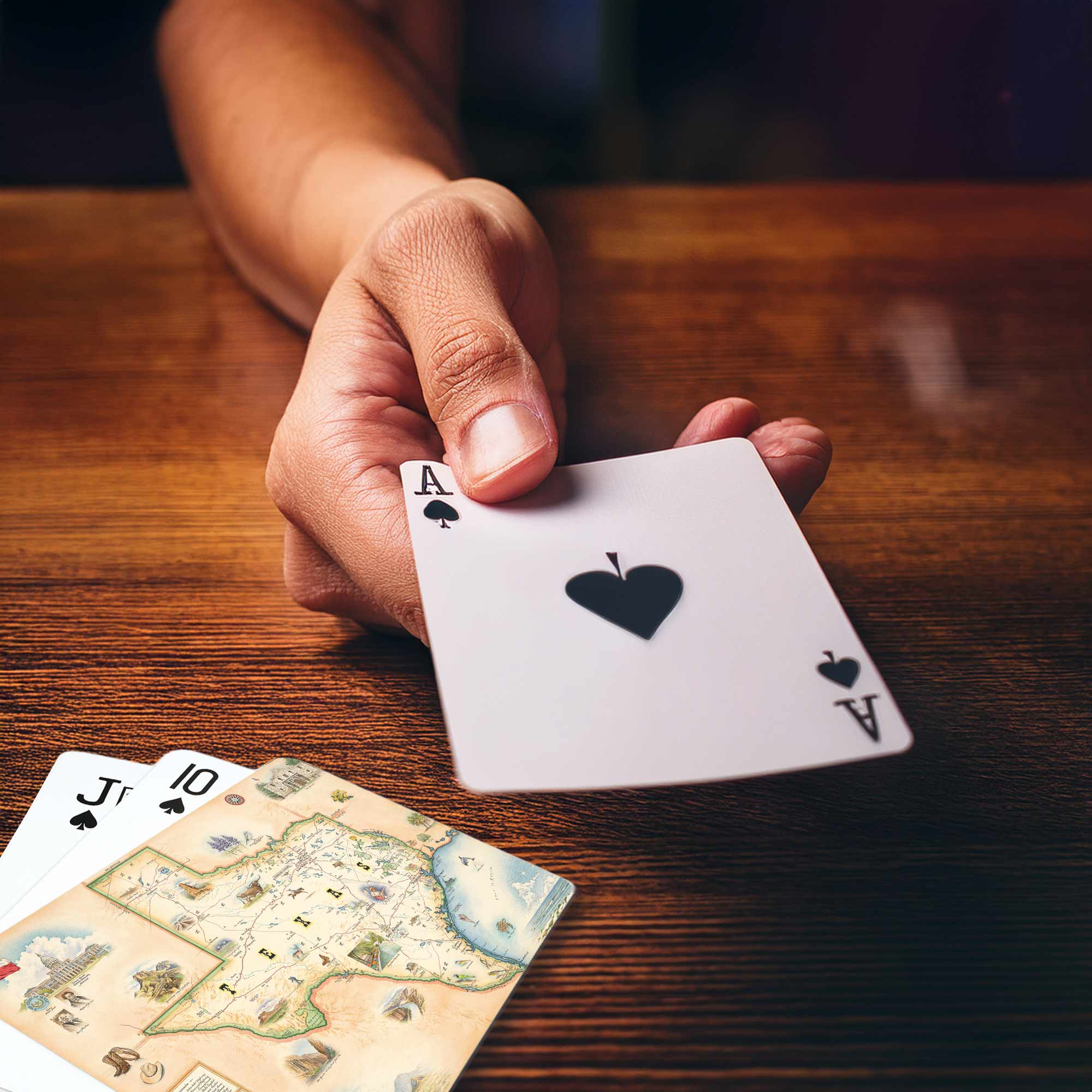 Texas State Map Playing Cards - Image 2