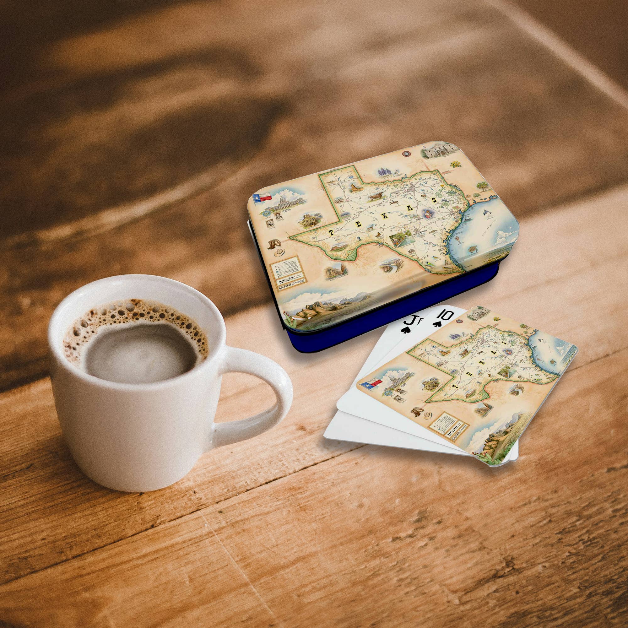 Texas State Map Playing Cards - Image 3