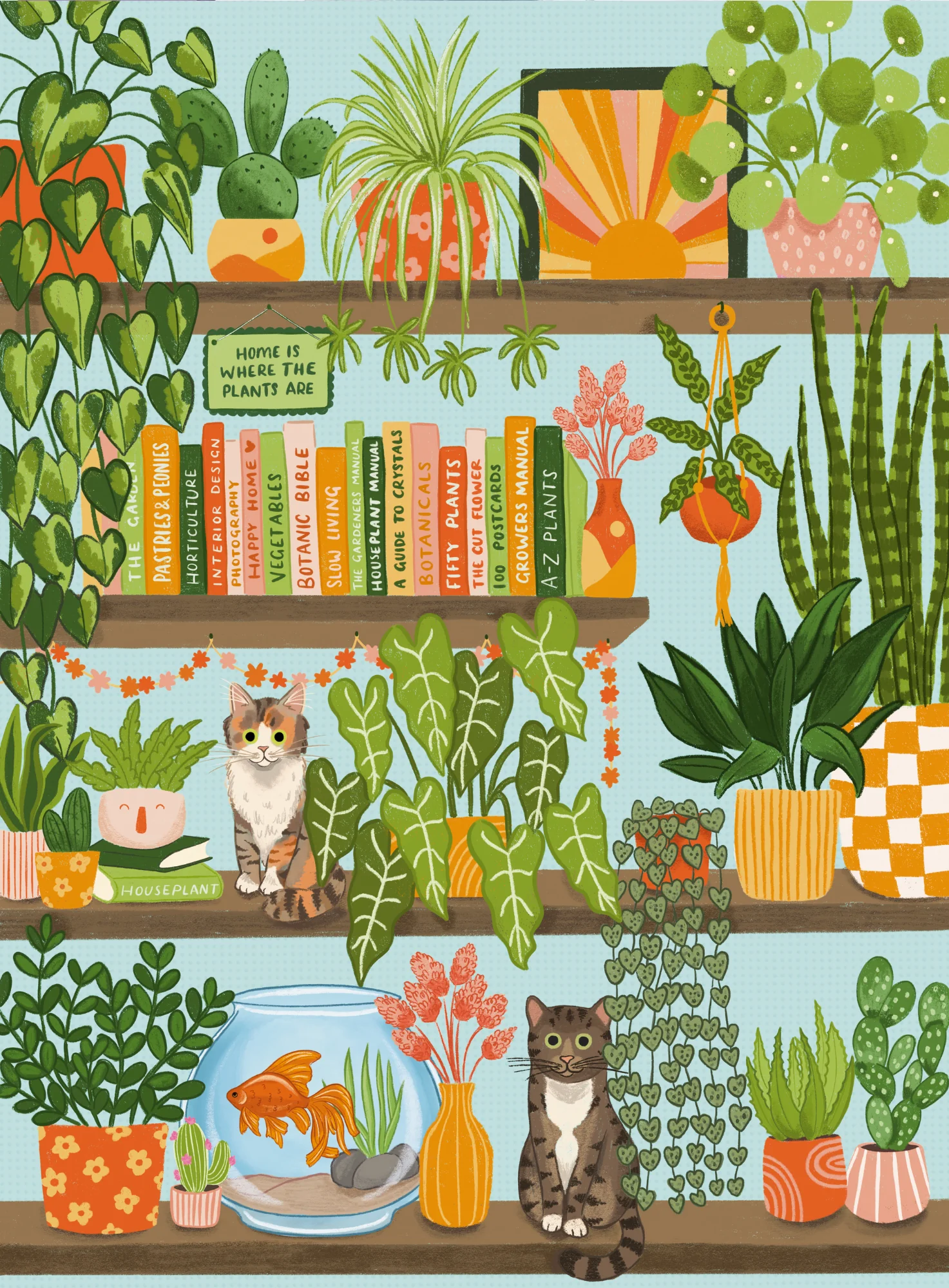 That Plant Life! 1000 Piece Plant and Cat Puzzle - Image 2