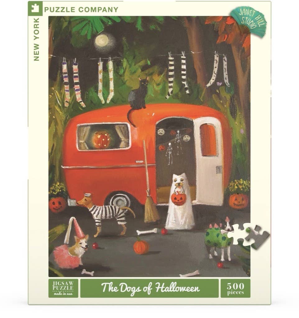 The Dogs of Halloween - 500 Piece Jigsaw Puzzle - Image 2