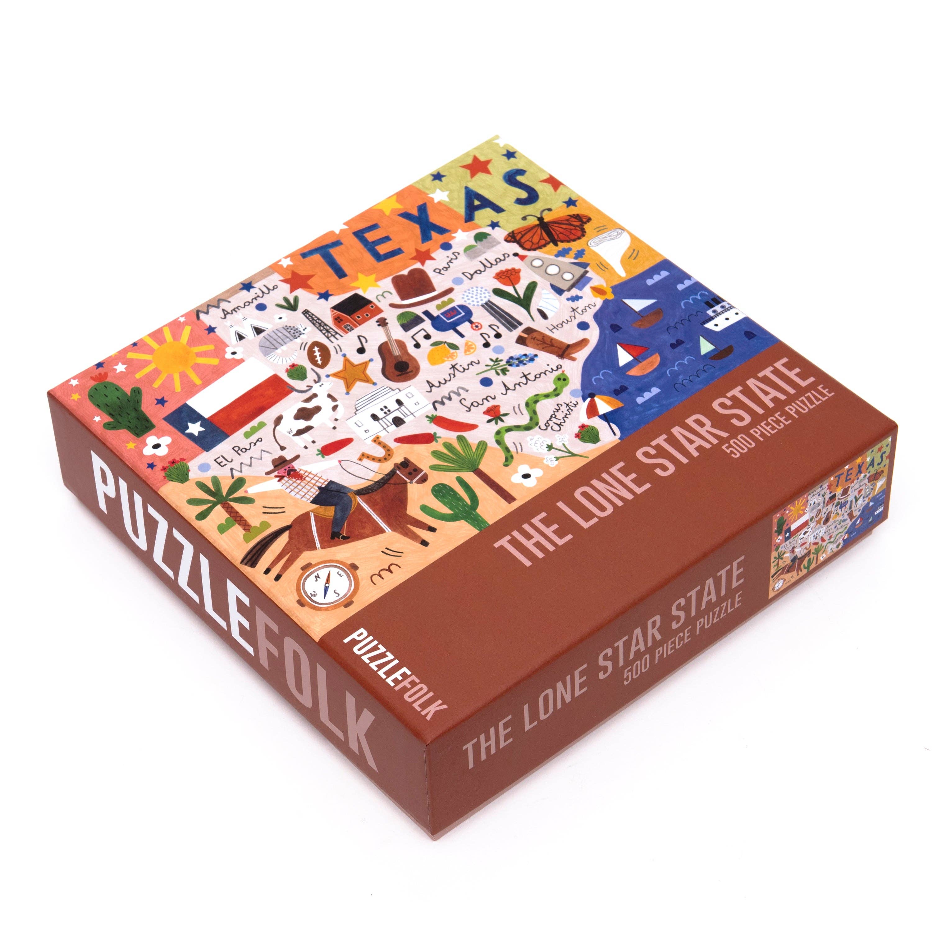 The Lone Star State 500 Piece Texas Puzzle - Image 2