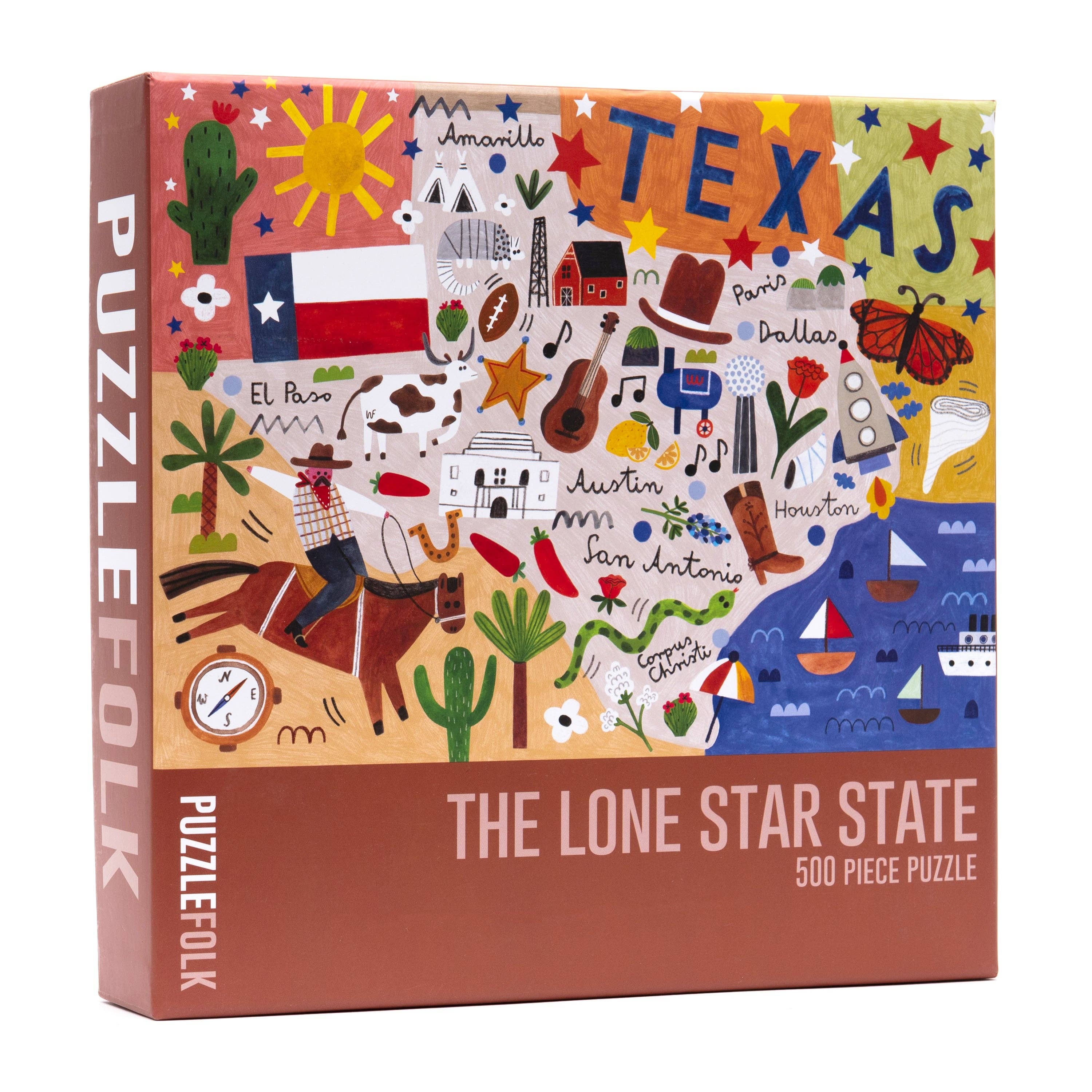The Lone Star State 500 Piece Texas Puzzle - Image 4