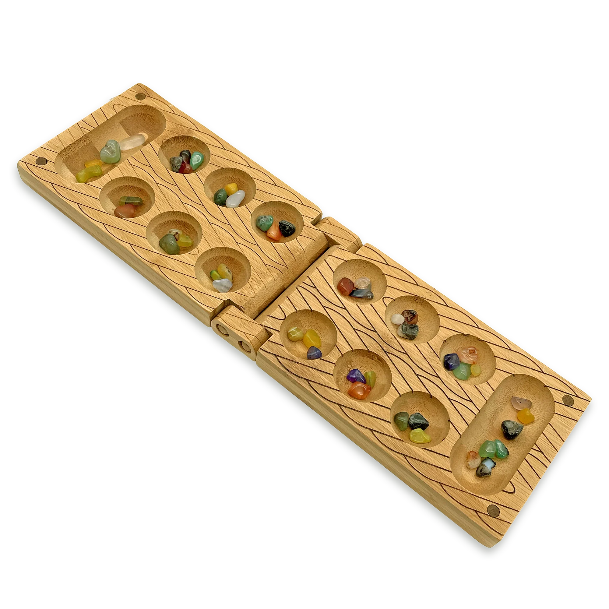 Travel Bamboo Mancala Game - Image 5