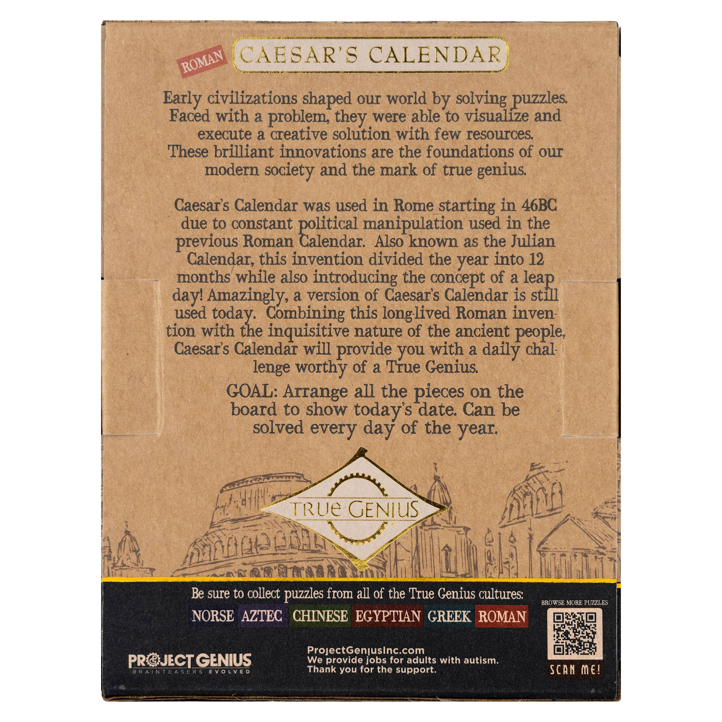 True Genius Caesar's Calendar Puzzle - Image 6