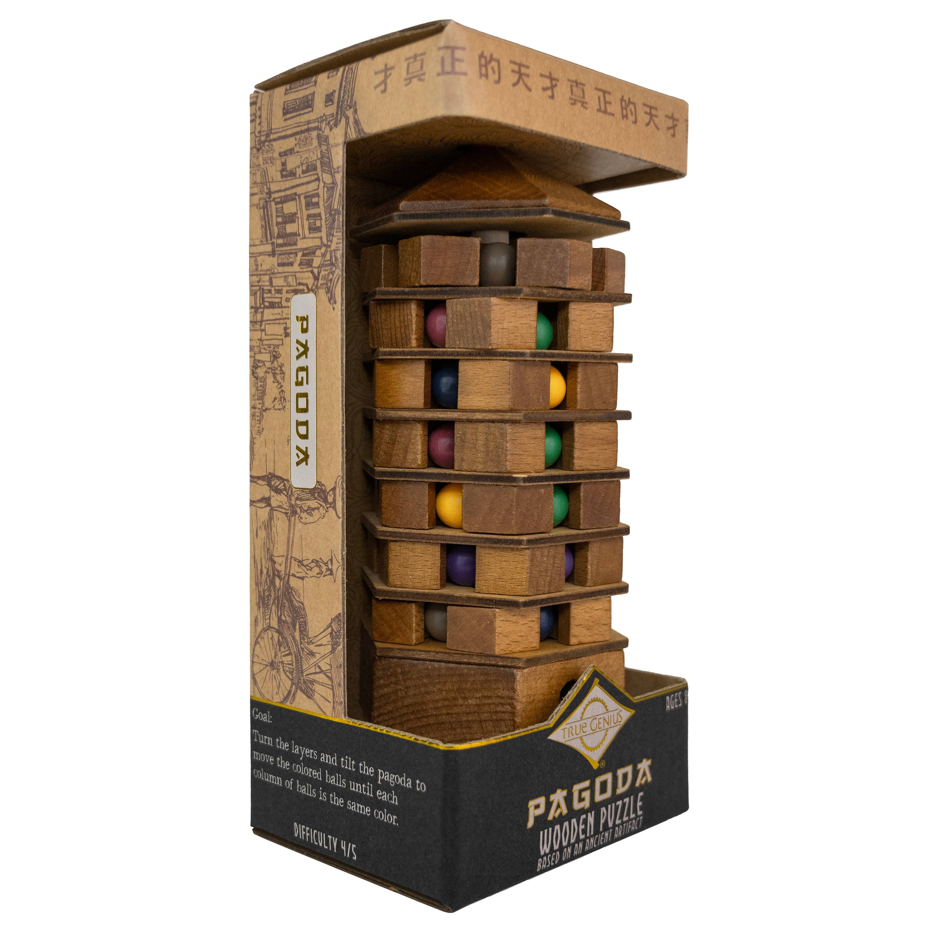 True Genius Chinese Pagoda Puzzle - Image 3