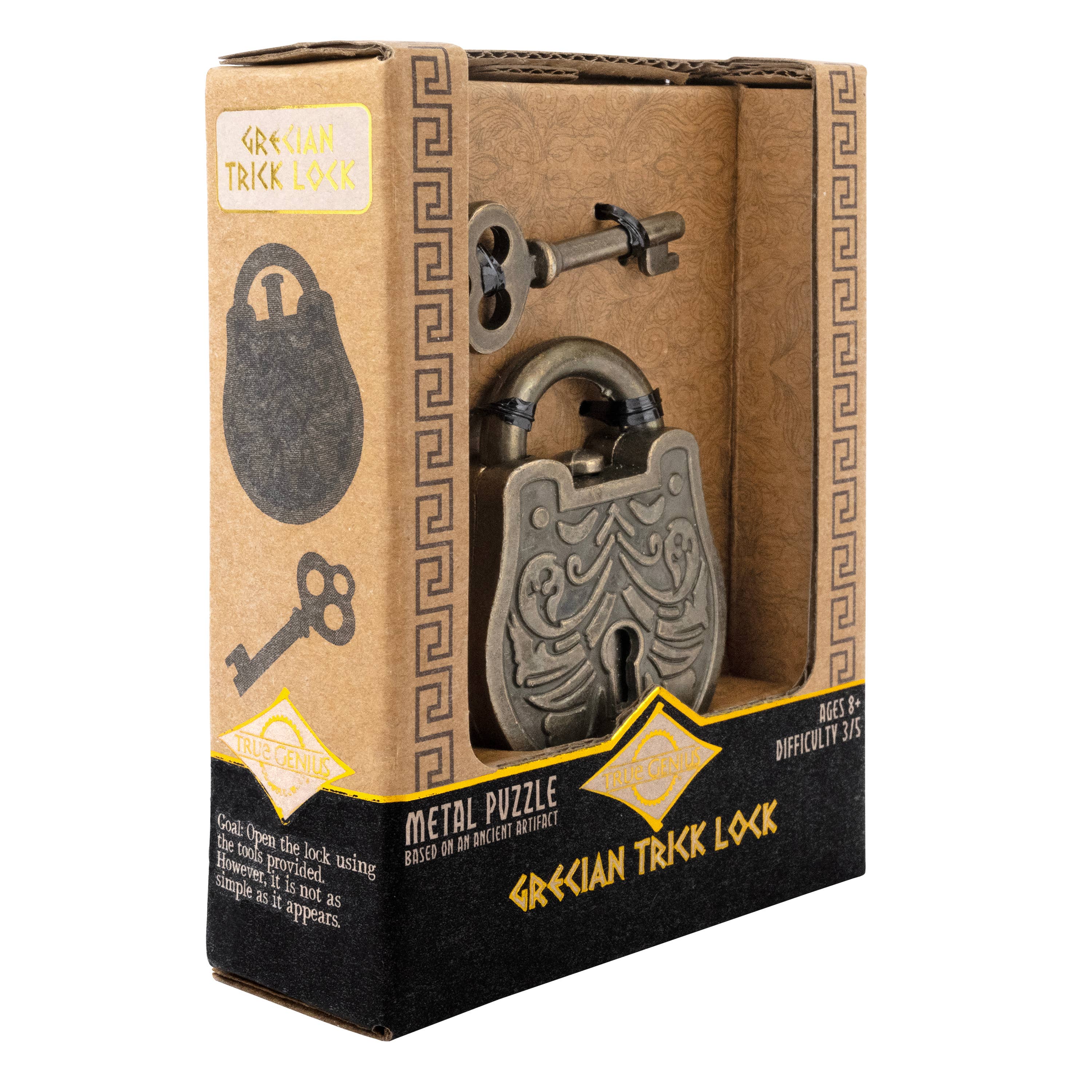 True Genius Grecian Trick Lock Puzzle - Image 5