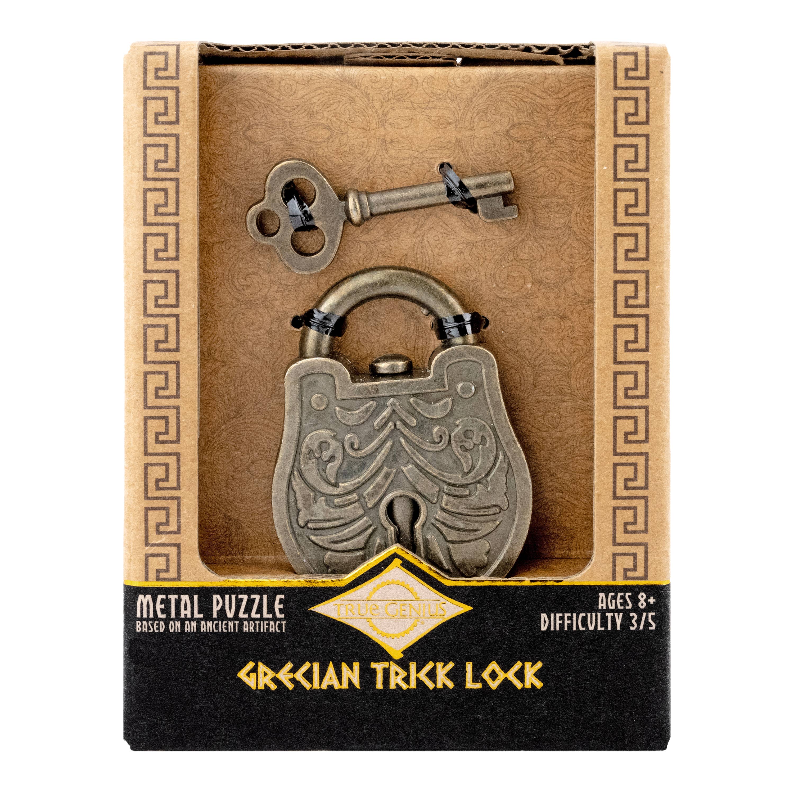 True Genius Grecian Trick Lock Puzzle - Image 7