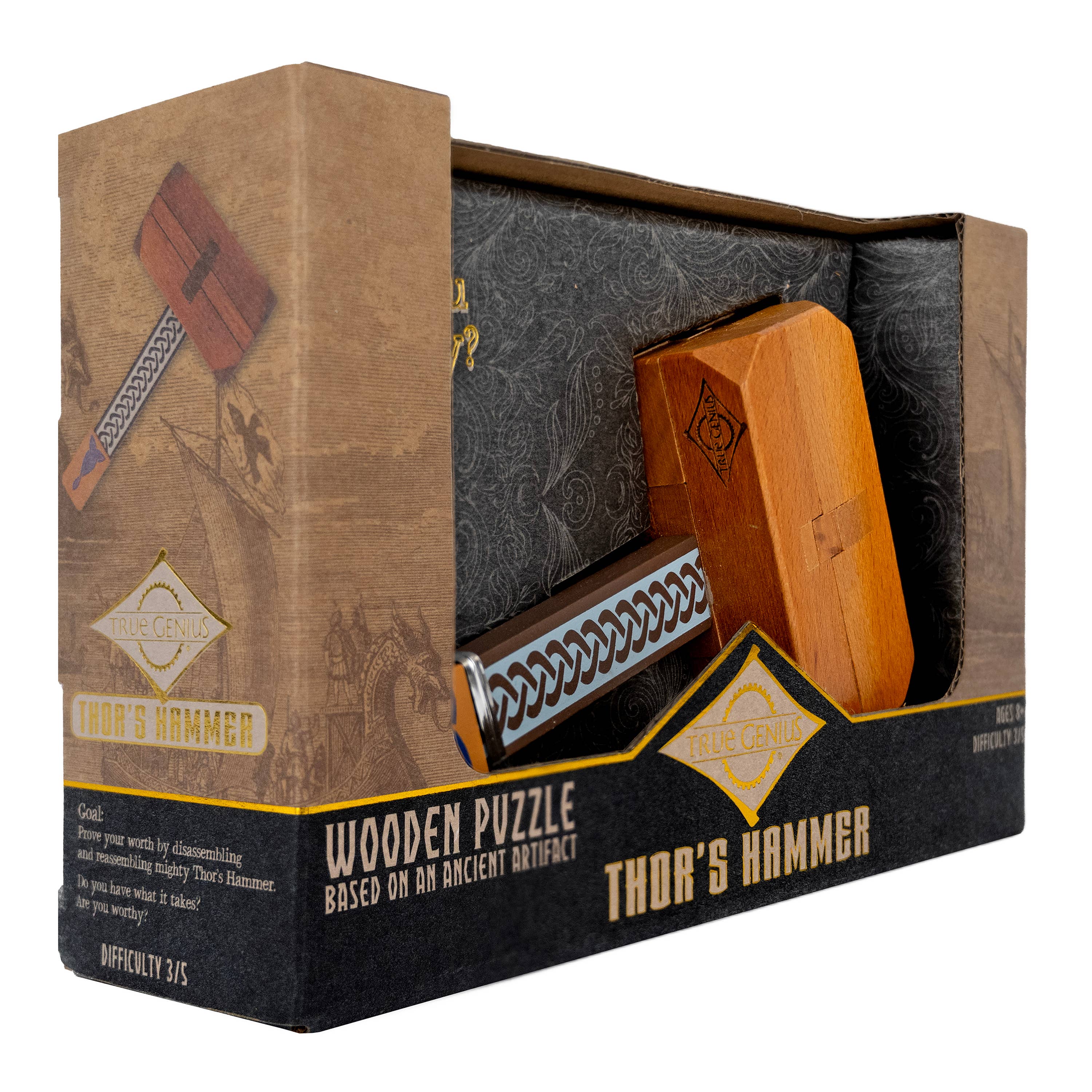 True Genius Thor's Hammer Puzzle - Image 8