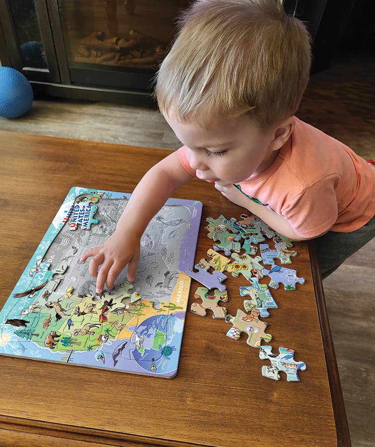 USA Map (Tray) 35pc puzzle - Image 2