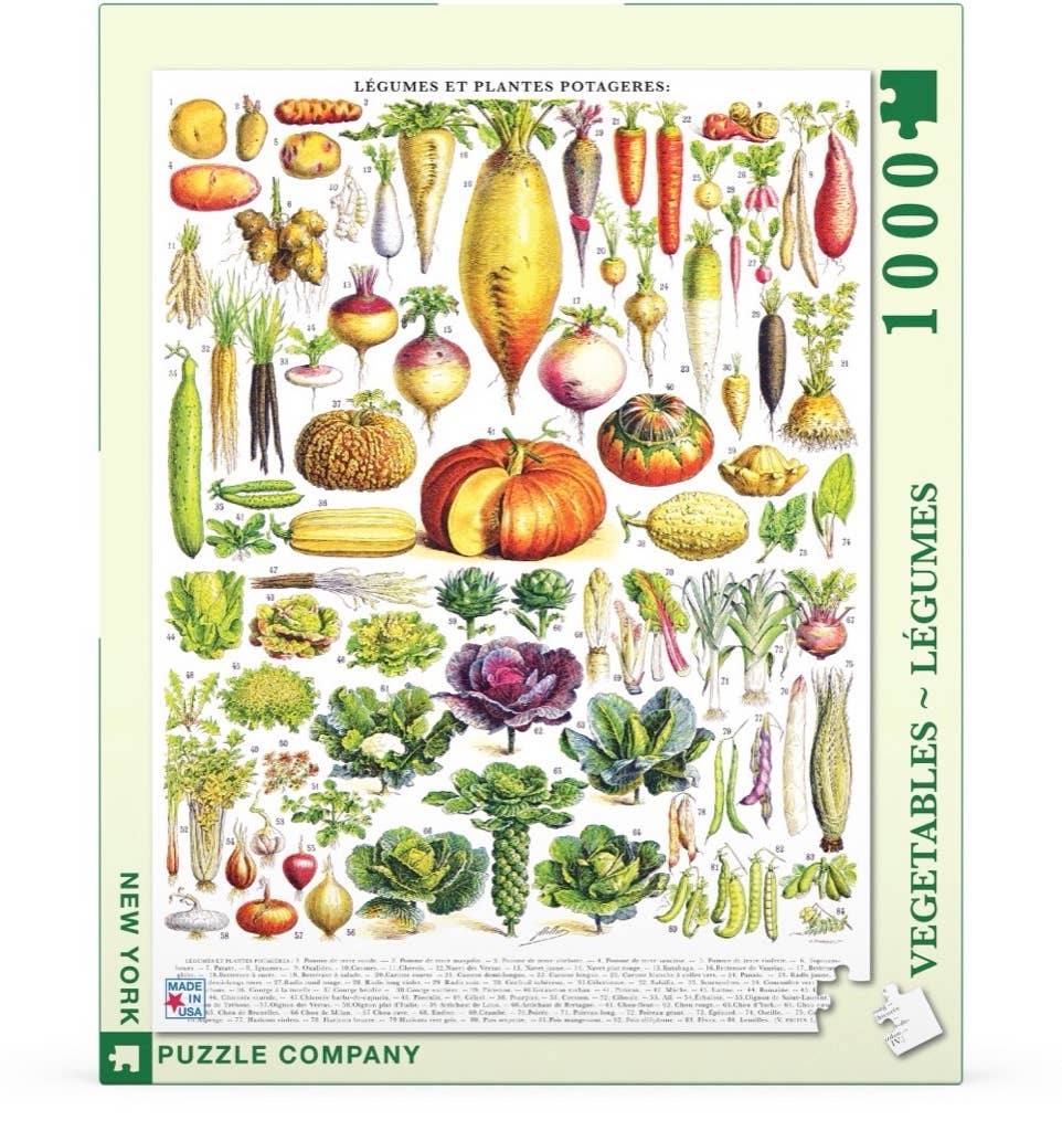 Vegetables ~ Légumes - 1000 Piece Jigsaw Puzzle - Image 2