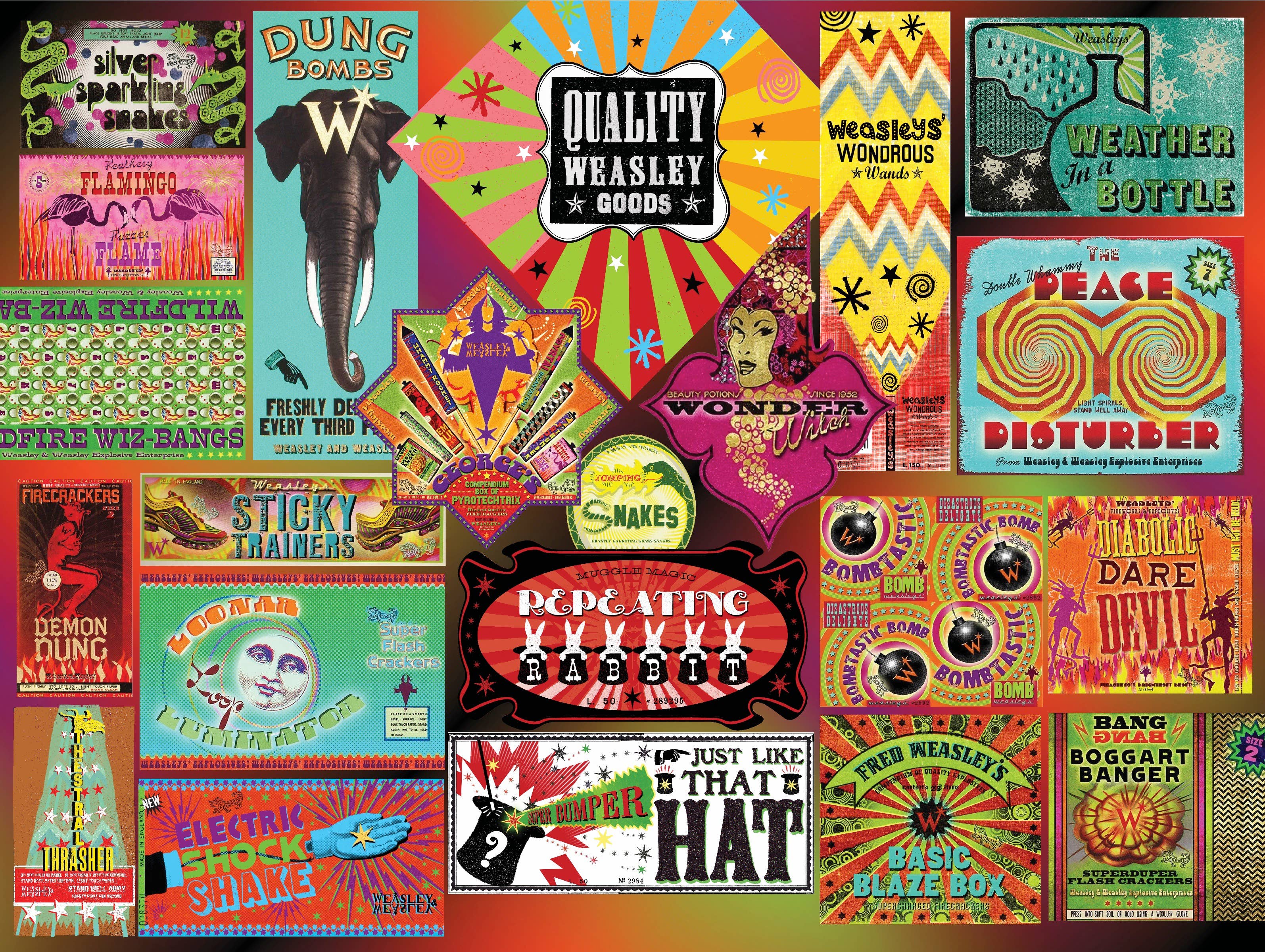 Weasleys' Wizard Wheezes - 1000 Piece Jigsaw Puzzle - Image 3