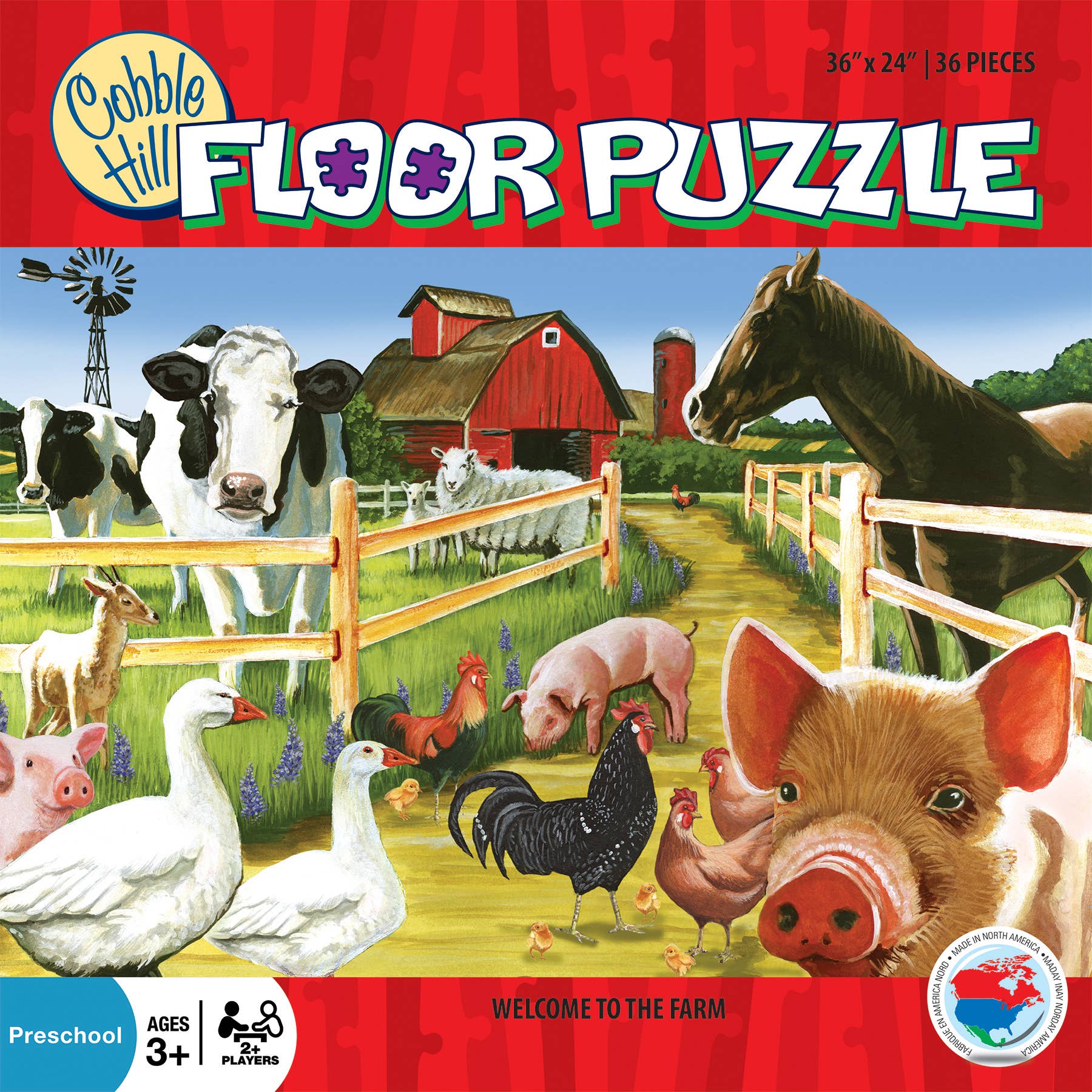 Welcome to the Farm 36pc floor puzzle - Image 3