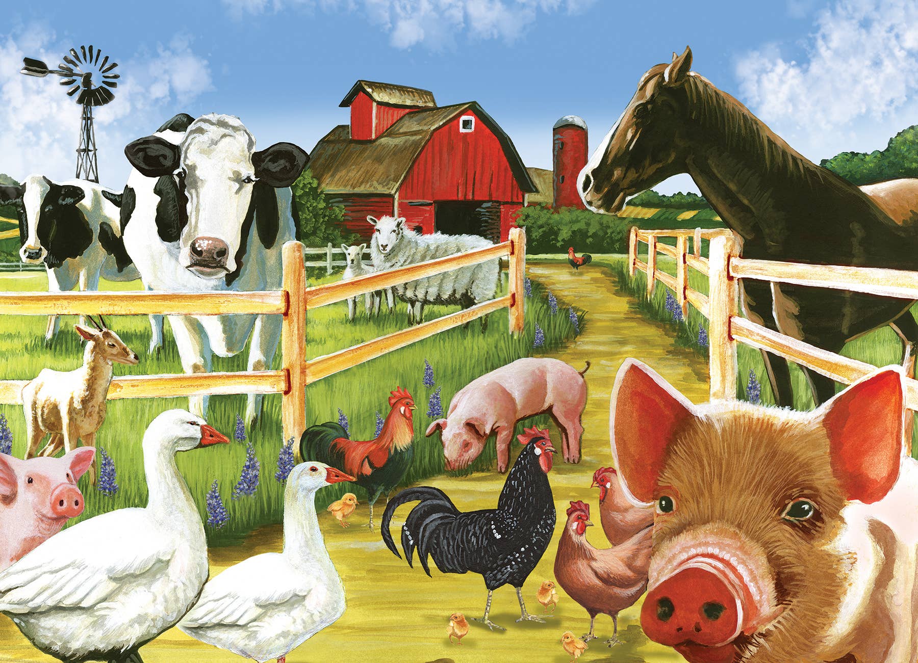 Welcome to the Farm (Family) 350pc puzzle - Image 2
