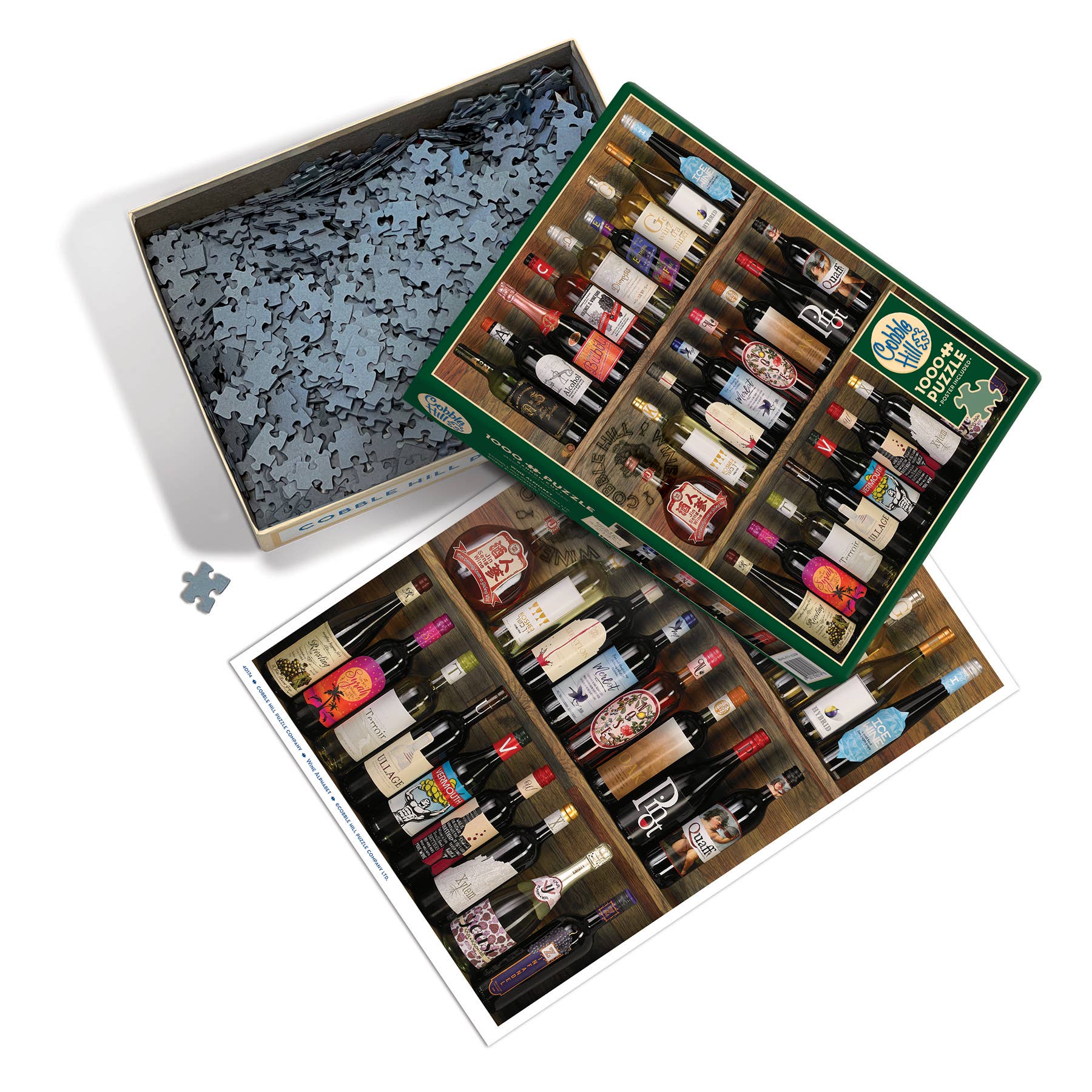 Wine Alphabet 1000pc puzzle - Image 3