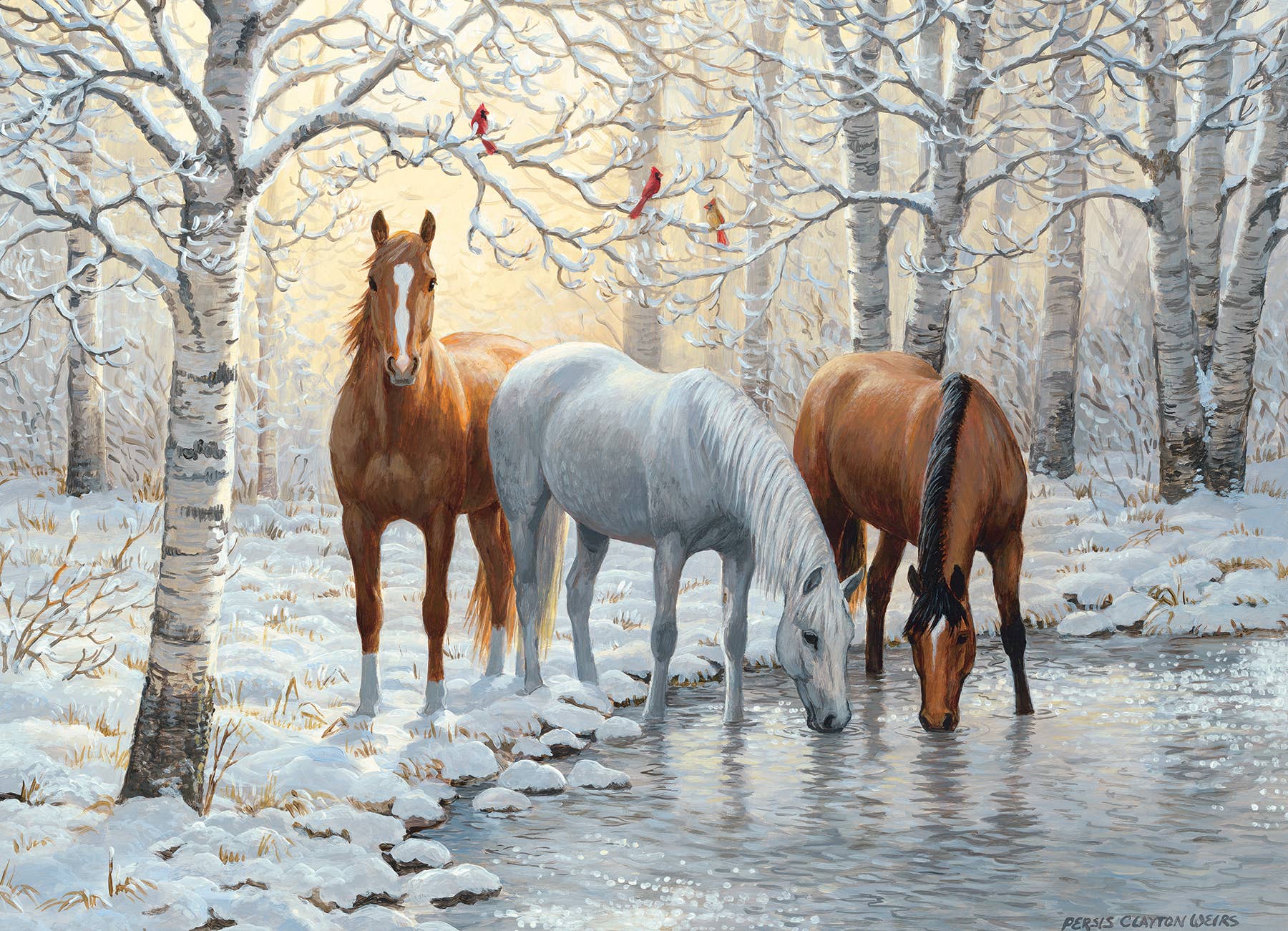 Winter Trio 1000pc puzzle - Image 2