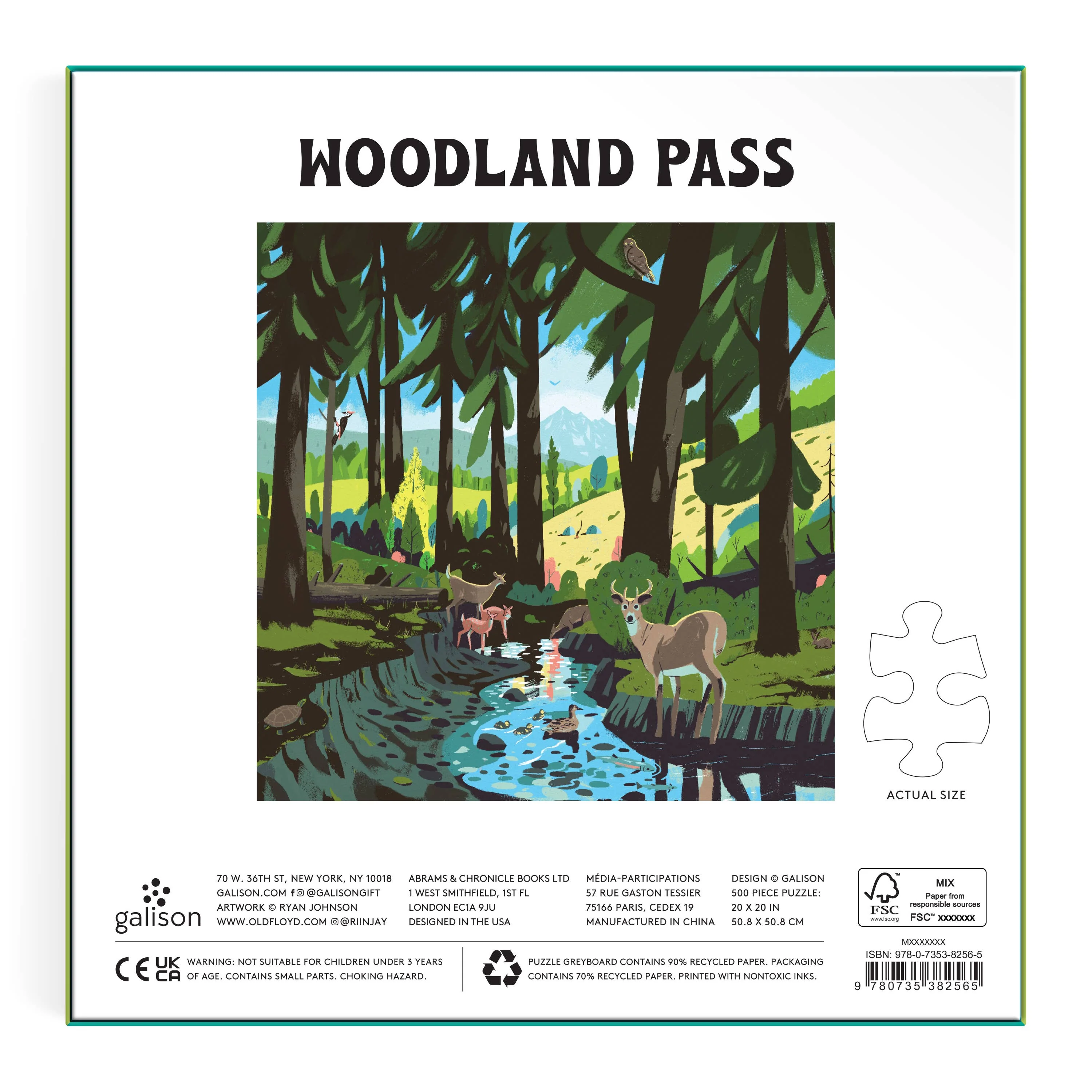 Woodland Pass 500 Piece Puzzle - Image 3