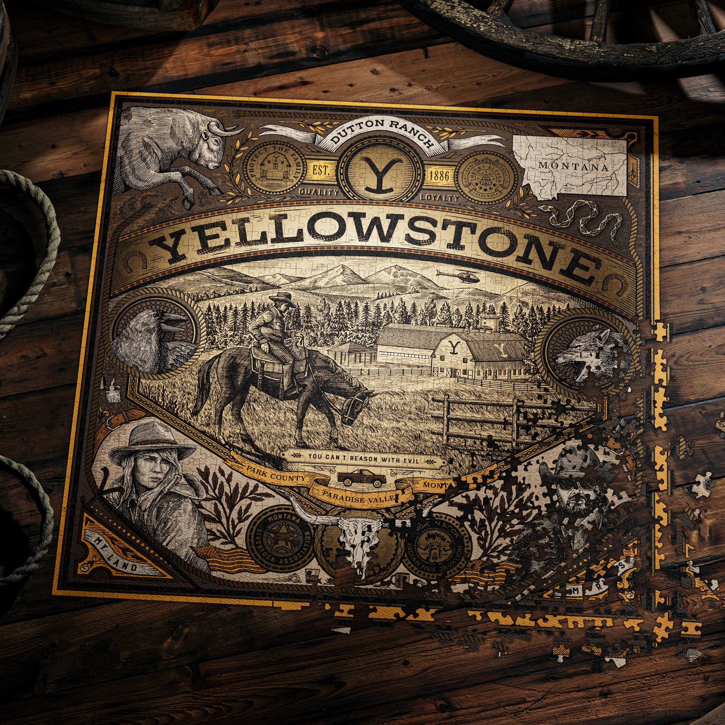 Yellowstone Jigsaw Puzzle - Image 4